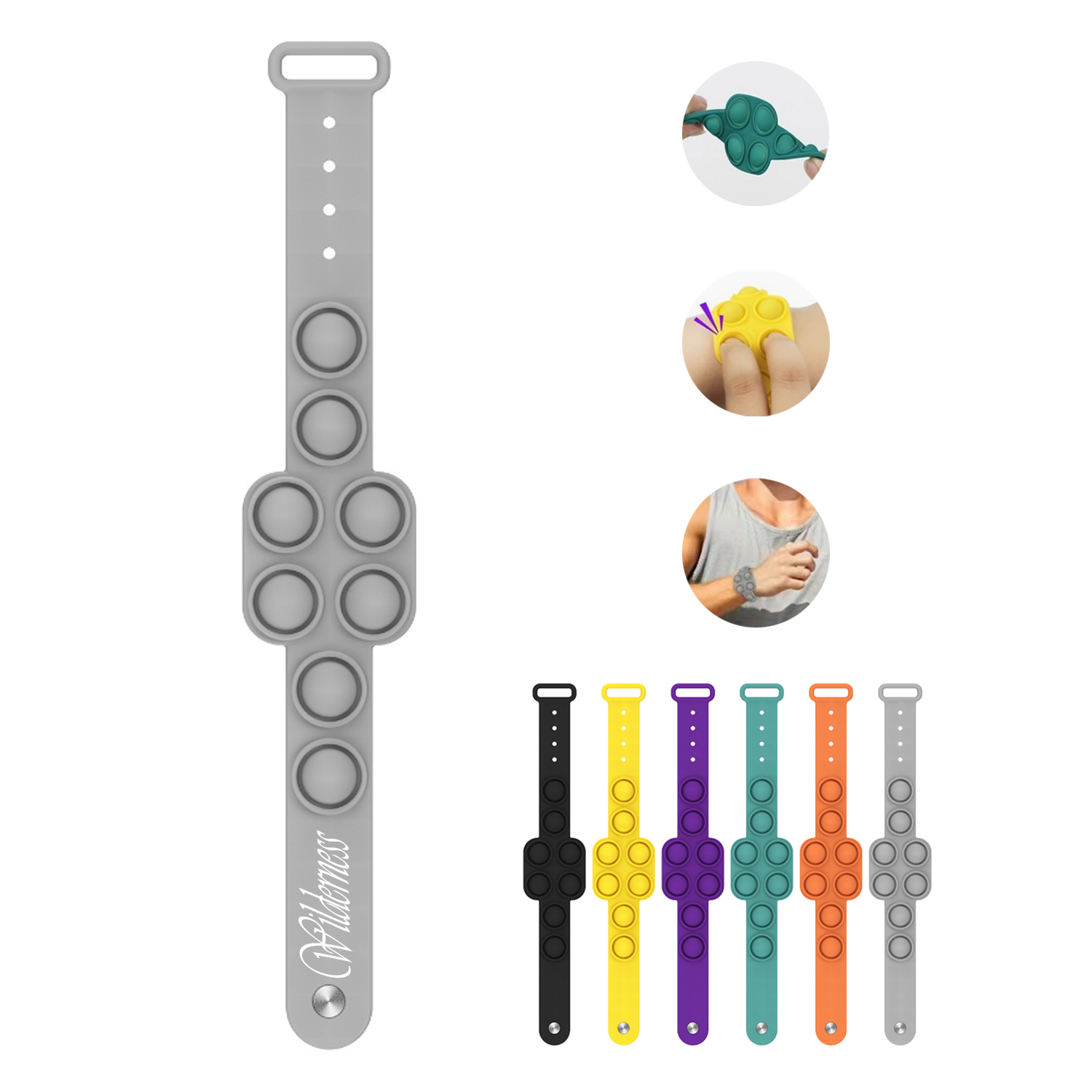Push Bubble Sensory Fidget Bracelet Toy