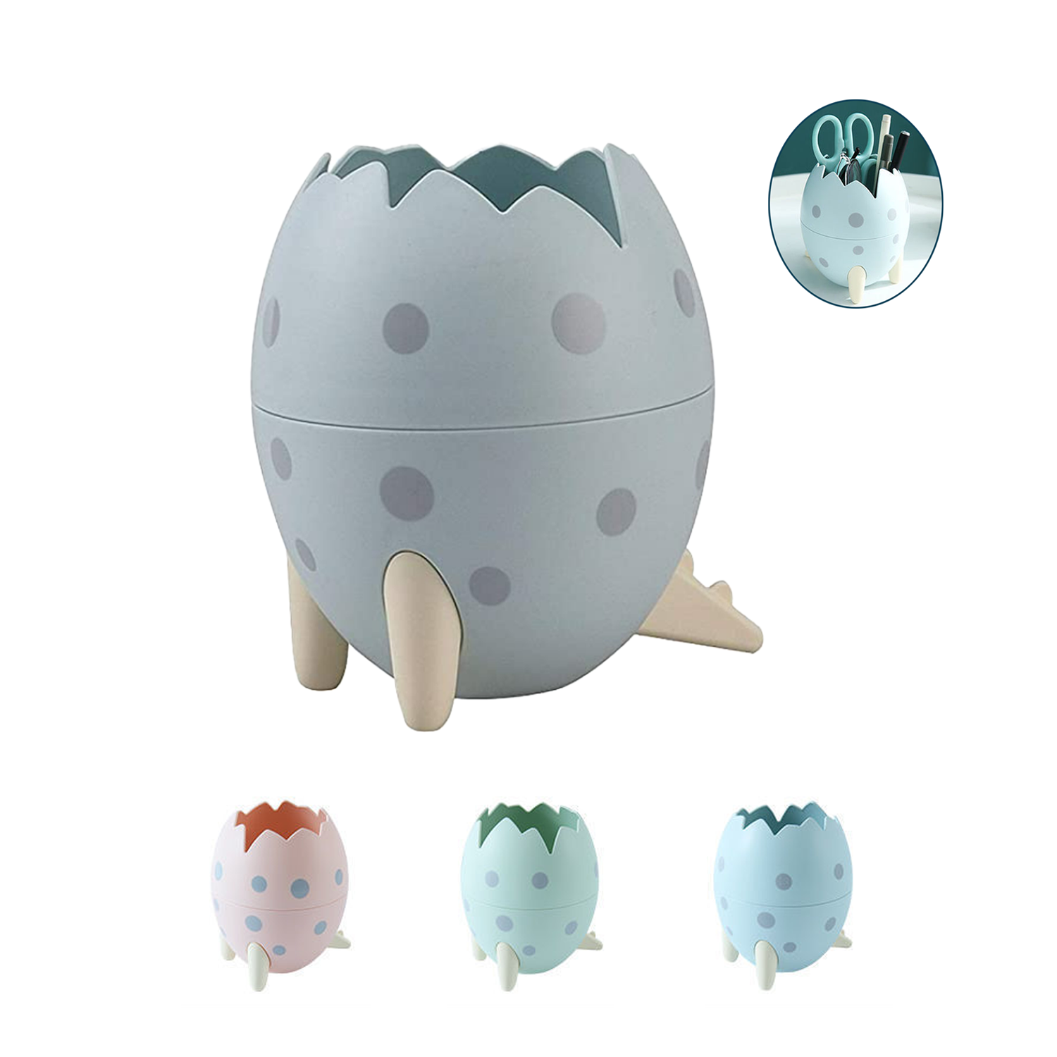 Dinosaur Egg Pen Holder