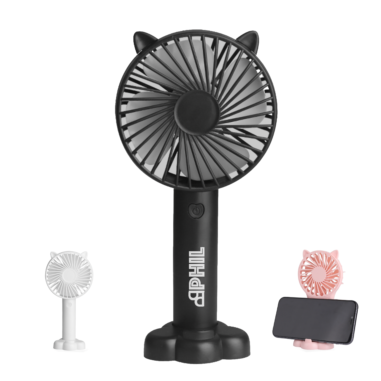 Mini Handheld Fan With Phone Holder