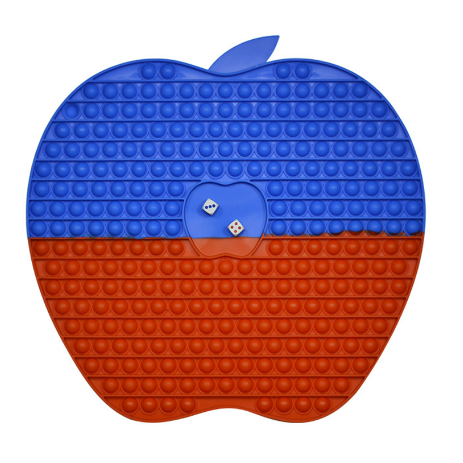 Apple Silicone Push Pop Bubble Chess Board with Dice - Image 3