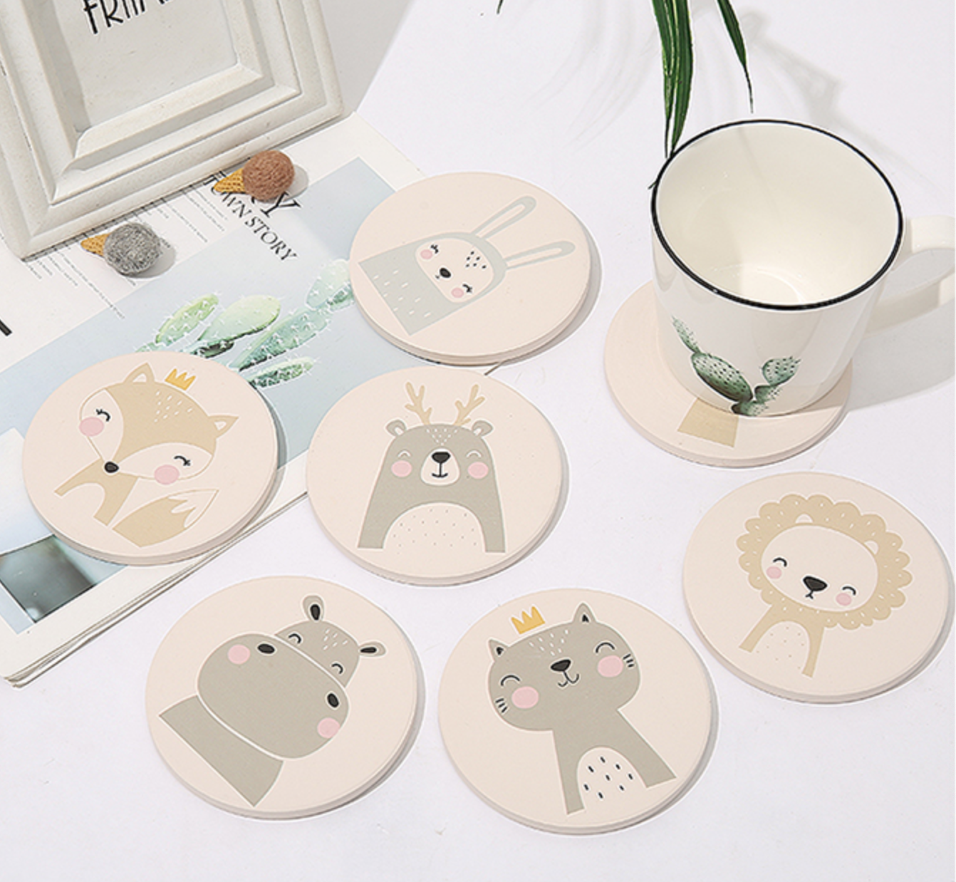 Round Absorbent Coaster