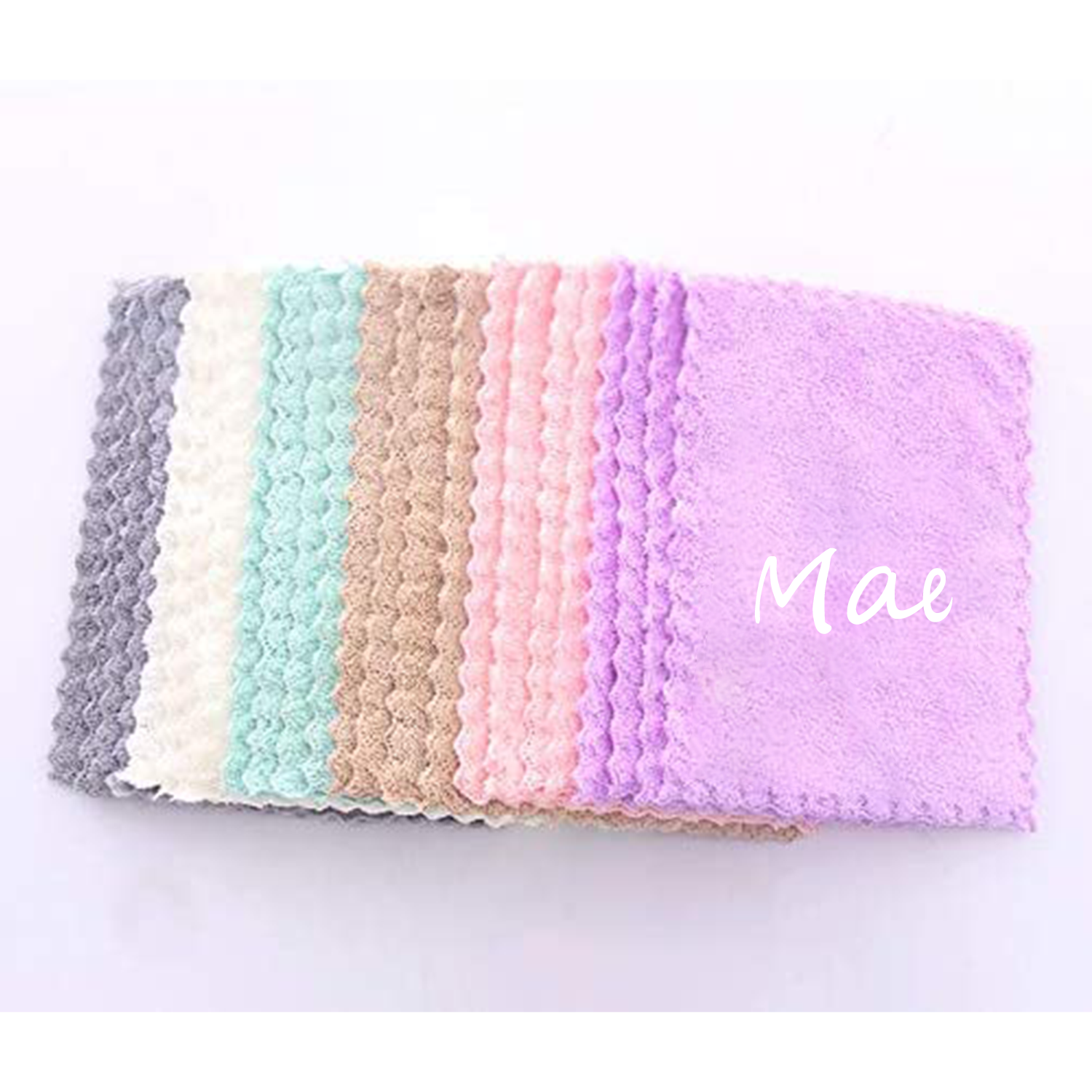 Coral Polyester Kitchen Towels