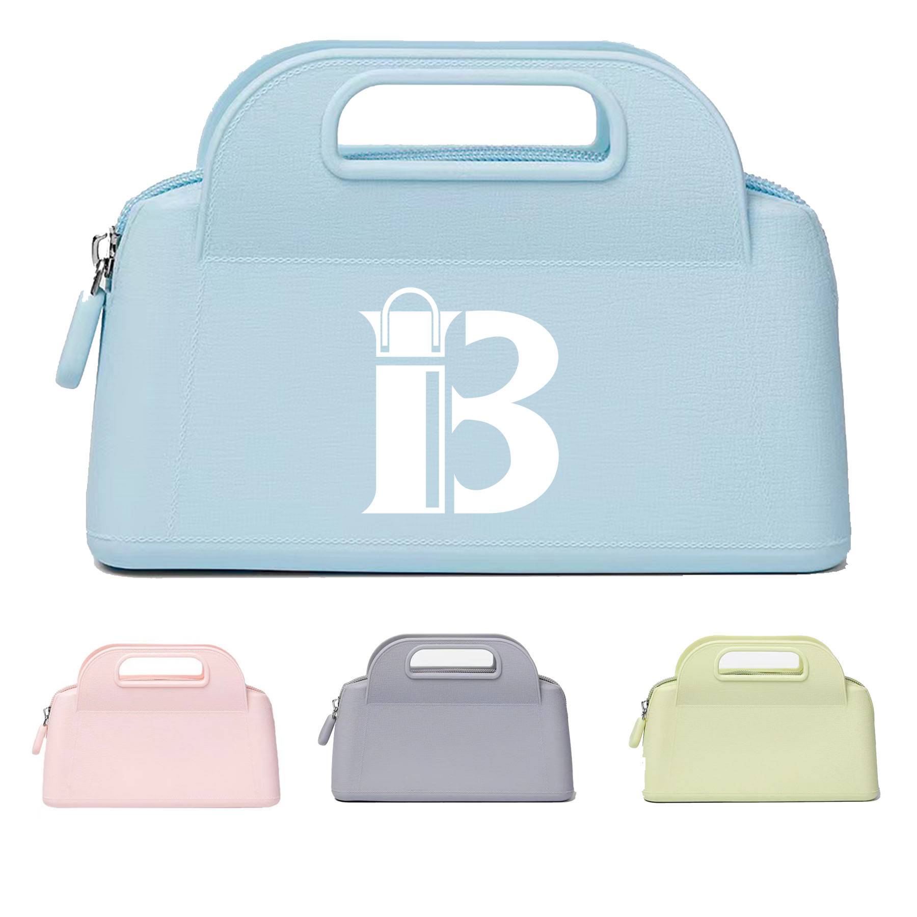 Silicone handbag makeup bag