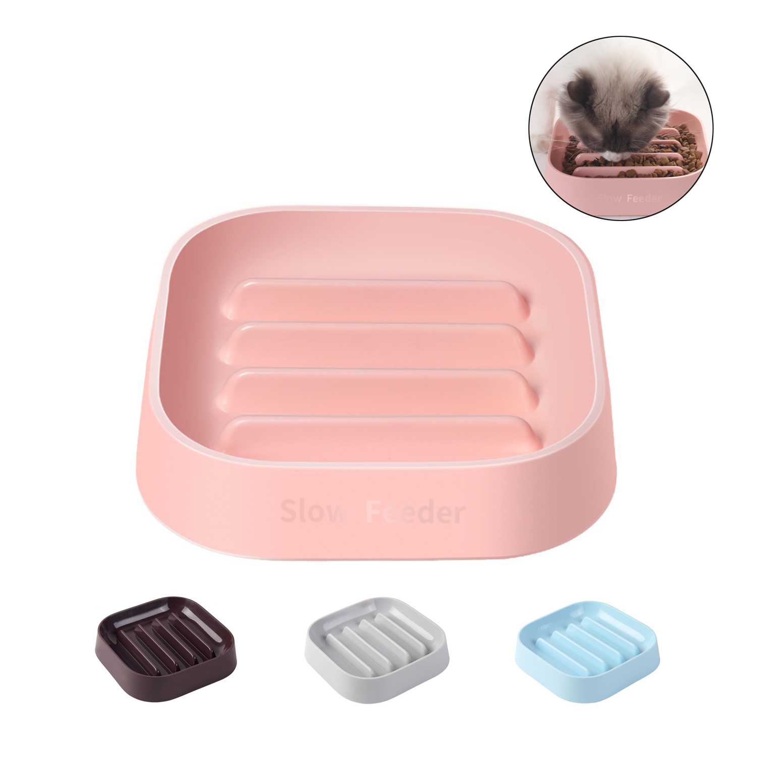 Slow Feeder Pet Bowl