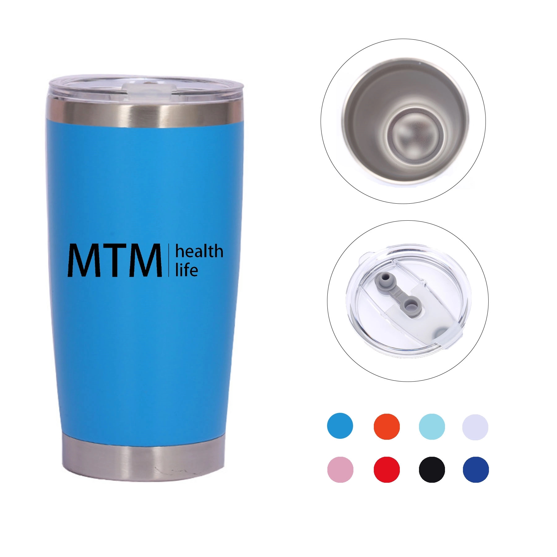 20oz Large Capacity Stainless Steel Travel Cups w/ Lid