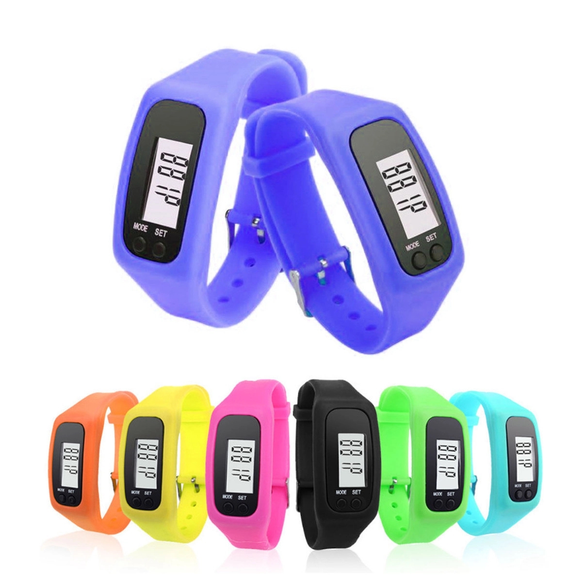LED Digital Pedometer Fitness Tracker Watch