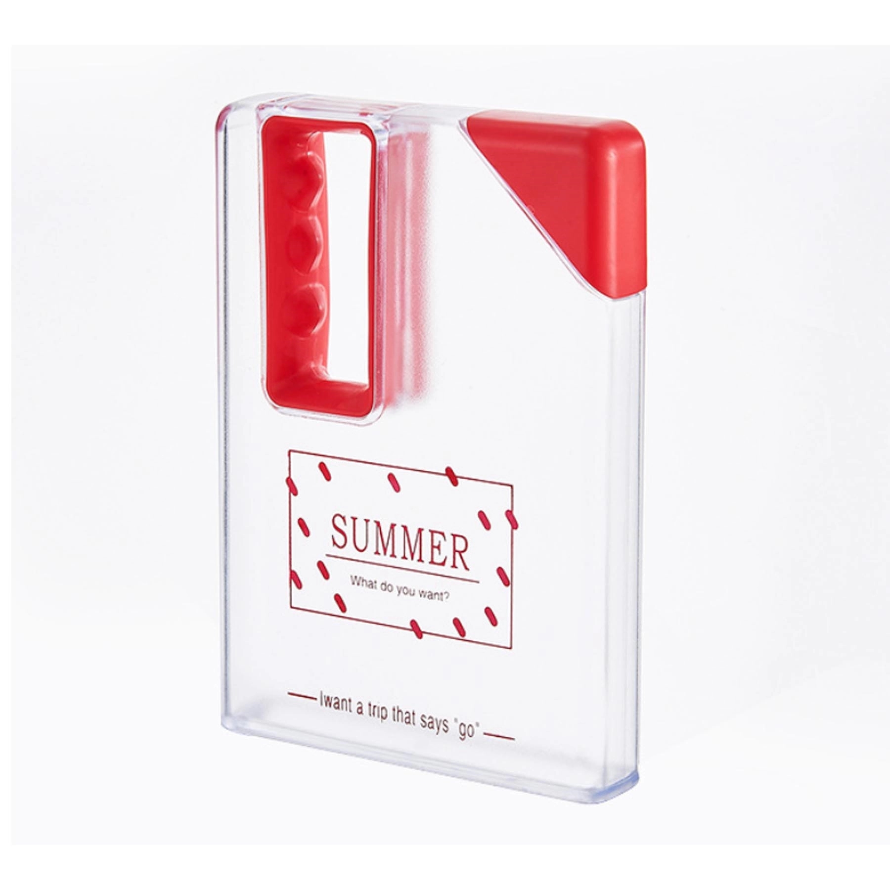 22 OZ Clear Notebook Tote Sport Water Bottle - Image 4