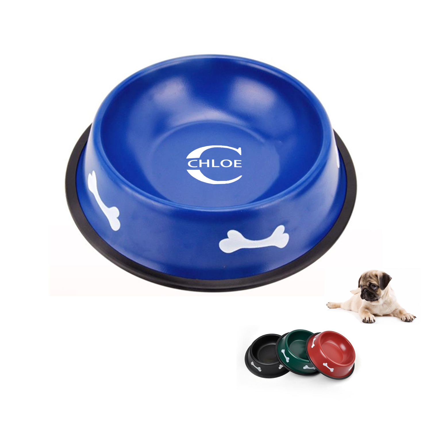 Colored Dog Bowl