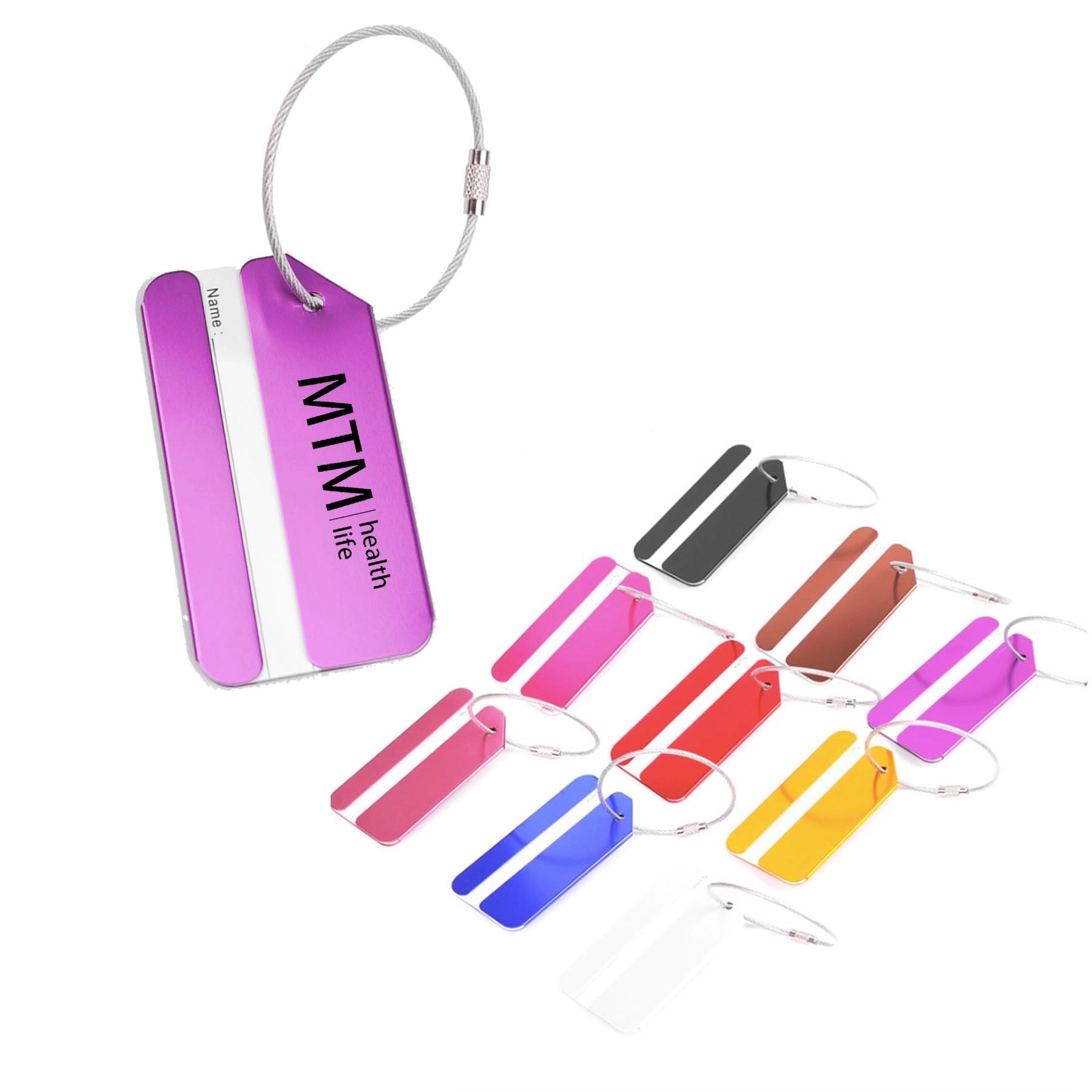 Steel Cable Travel Luggage Tag