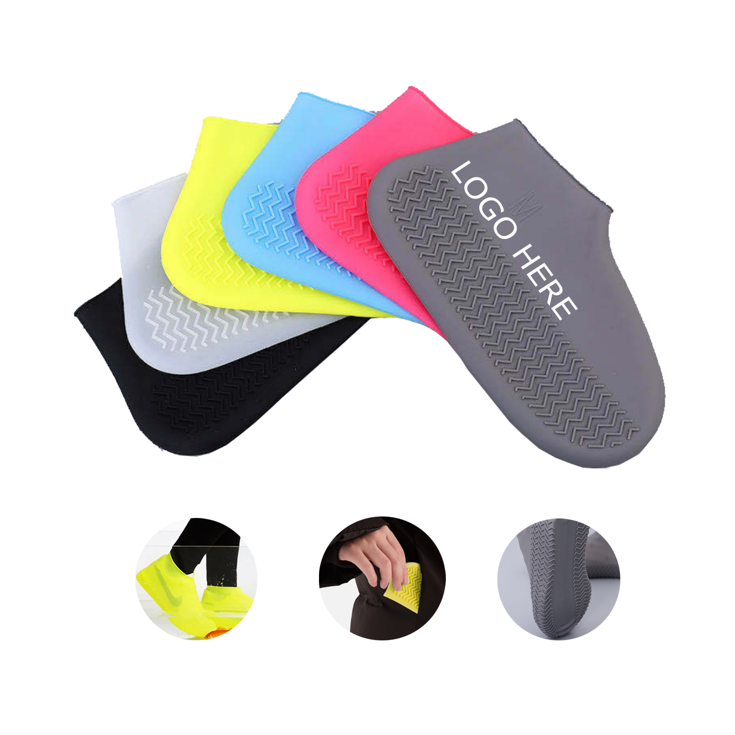 Anti-skid Silicone Waterproof Shoes Covers