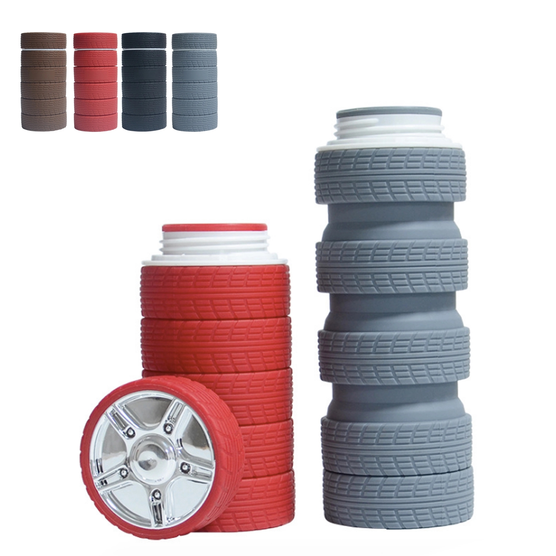 Collapsible Water Sports Bottle 25 OZ/750 ml Travel W