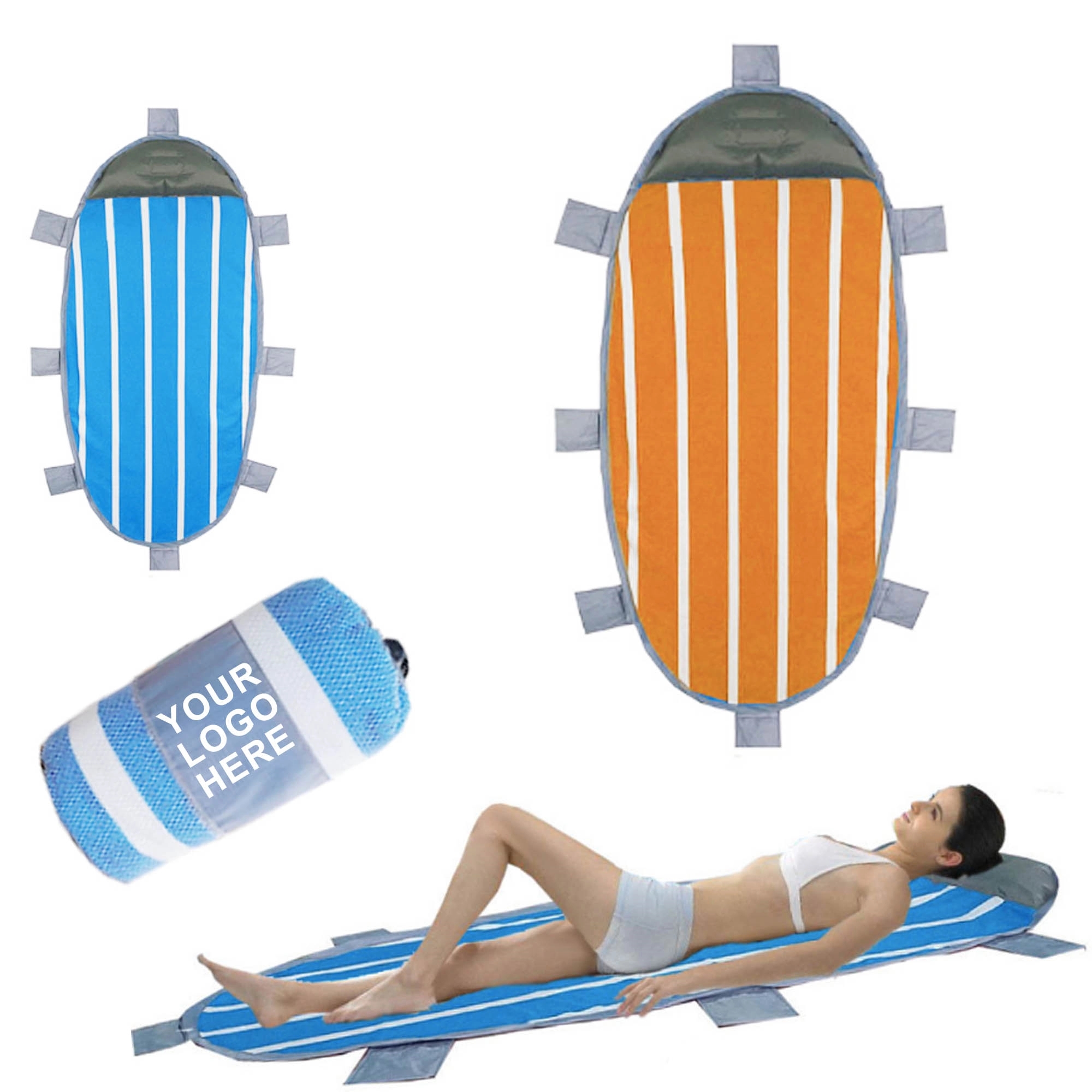 Water Proof Foldable Picnic Beach Or Camping Mat With Pillow