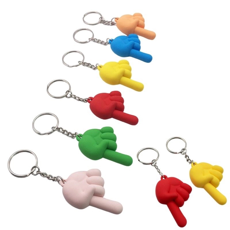 Finger Shaped Key Chain