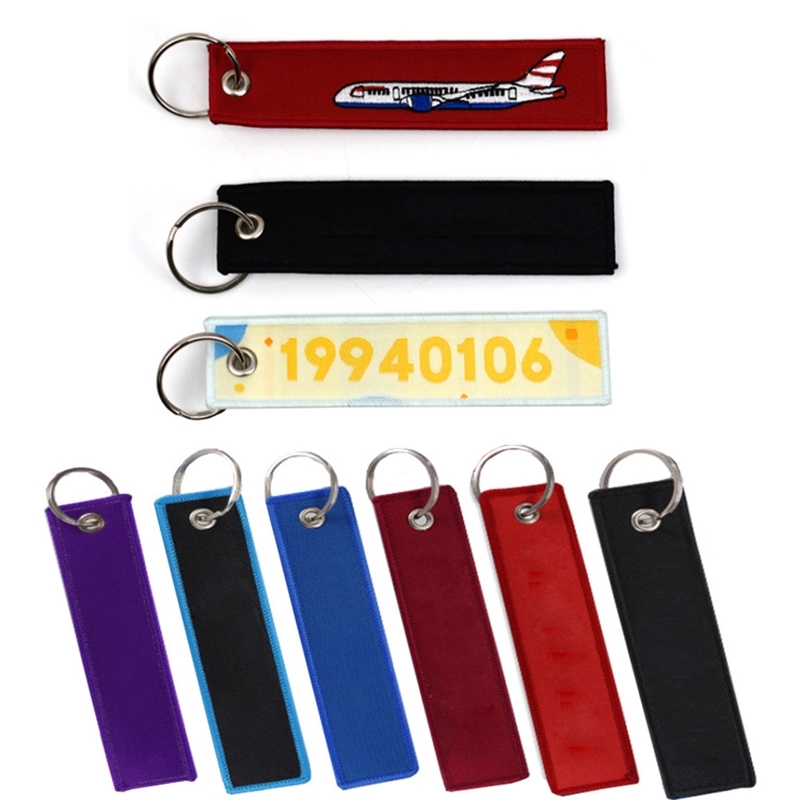 Embroidered Keychain Tag