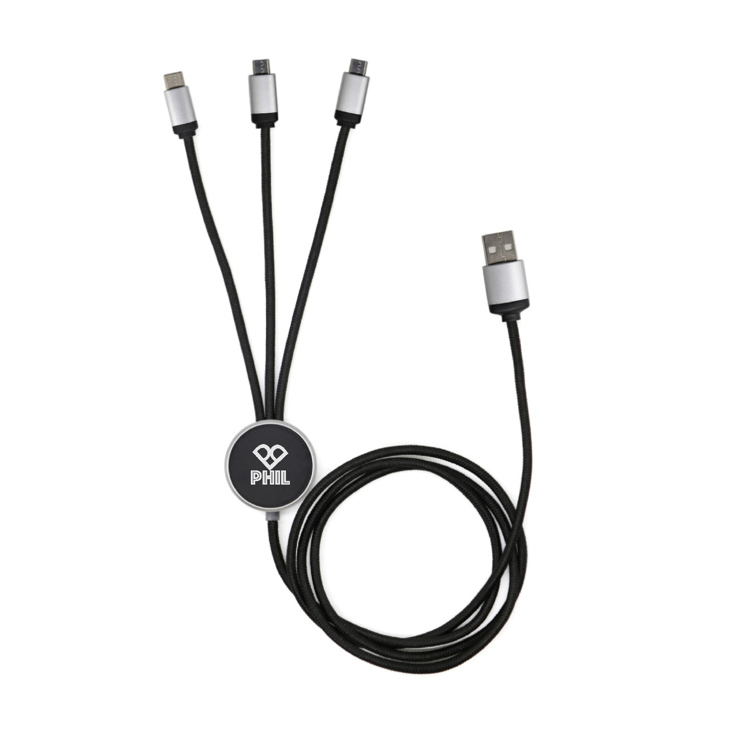 3-In-1 Braided Charging  Cable/Cord