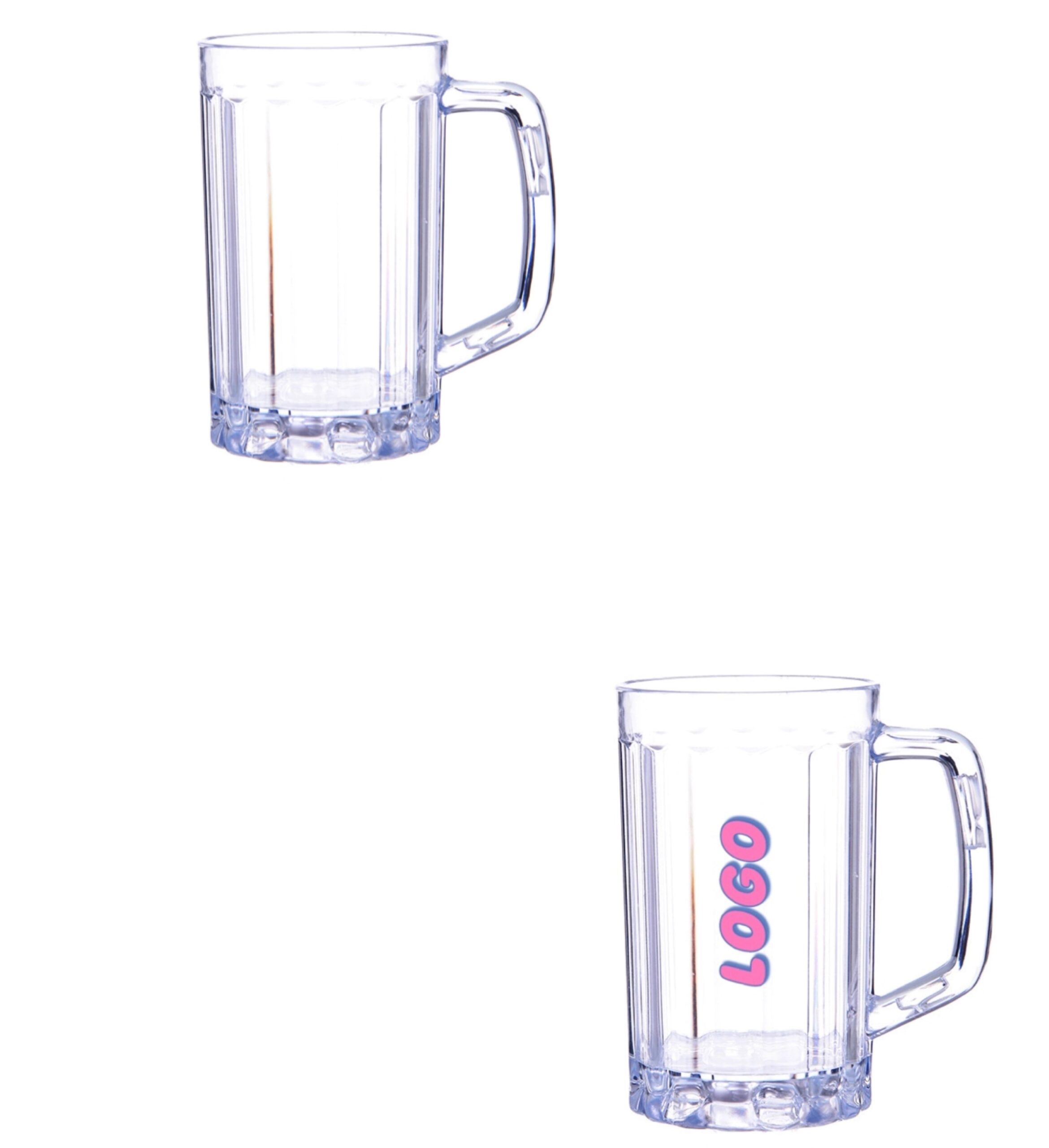 16Oz. Transparent Plastic Beer Cup