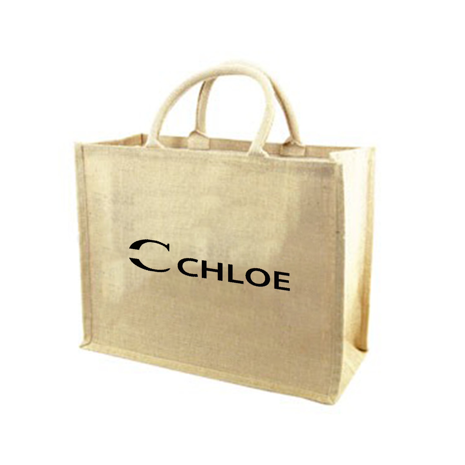Large Jute Tote Bag