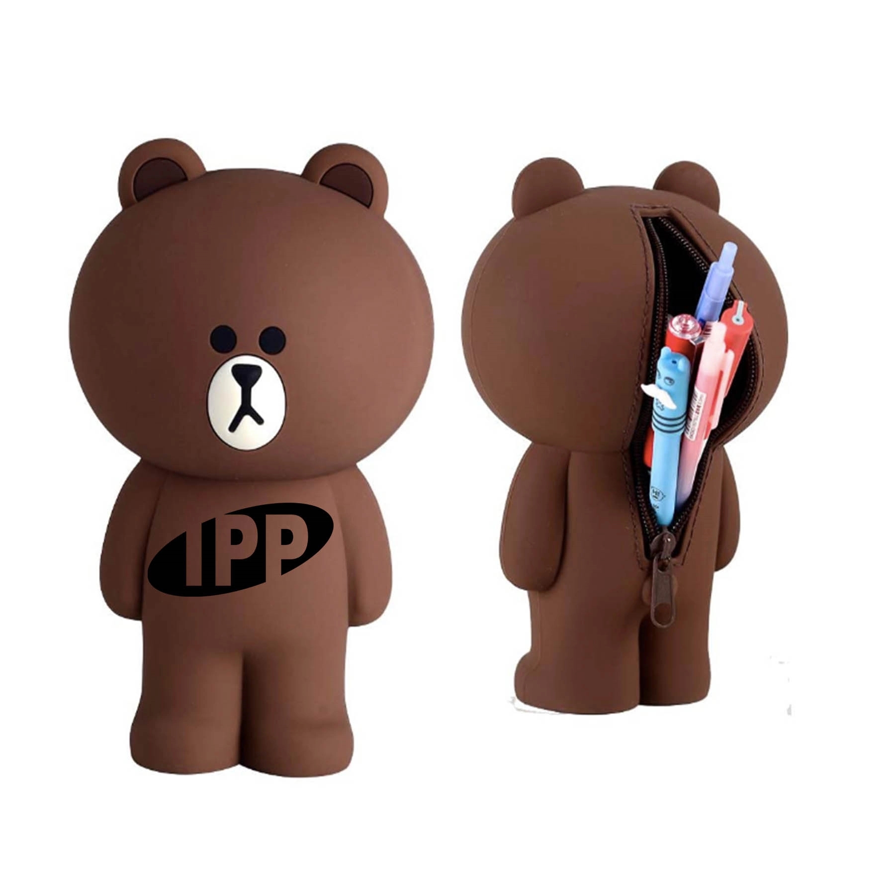 Silicone Pencil Pen Case Storage Cosmetic Bag