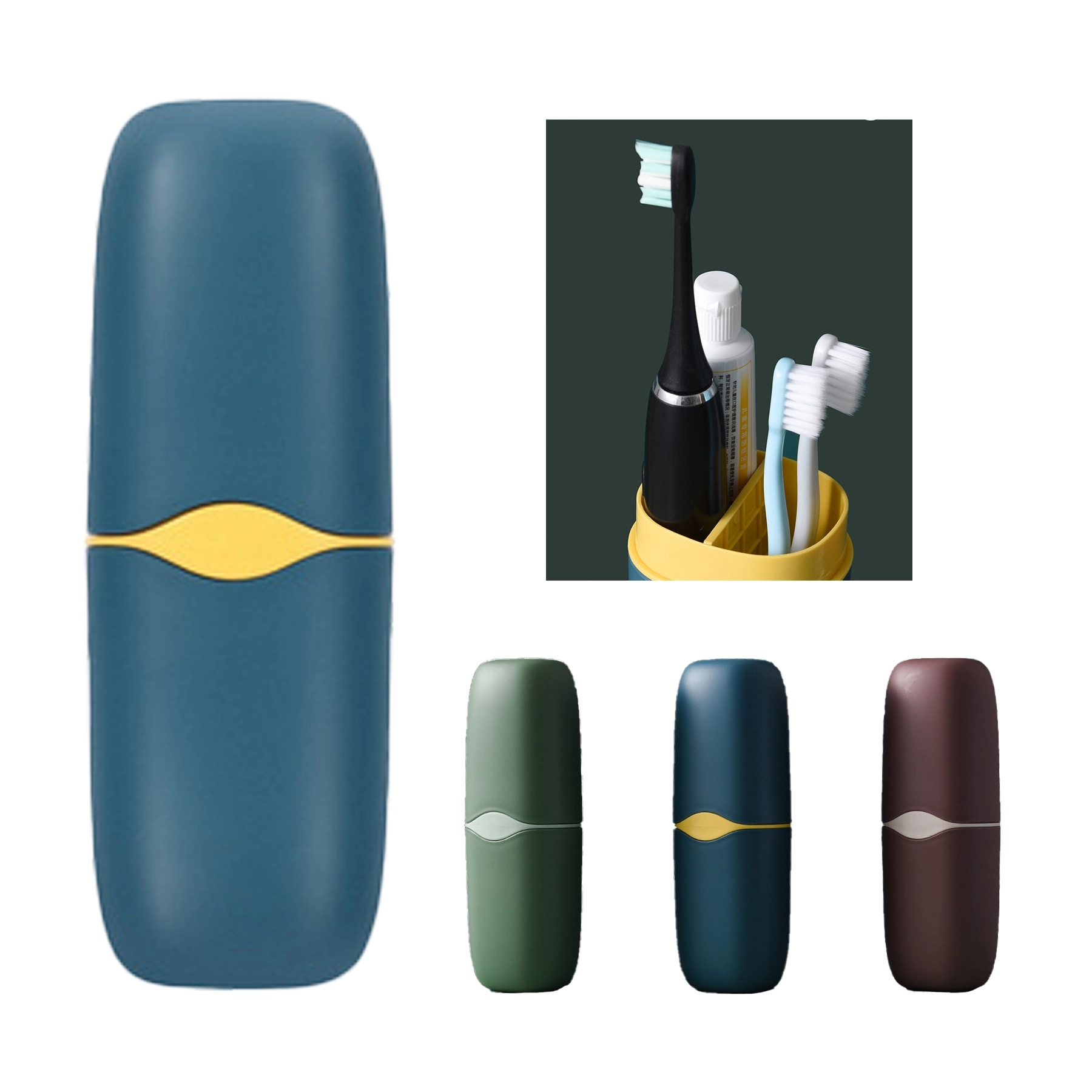 Portable Travel Mouthwash Toothbrush Cup