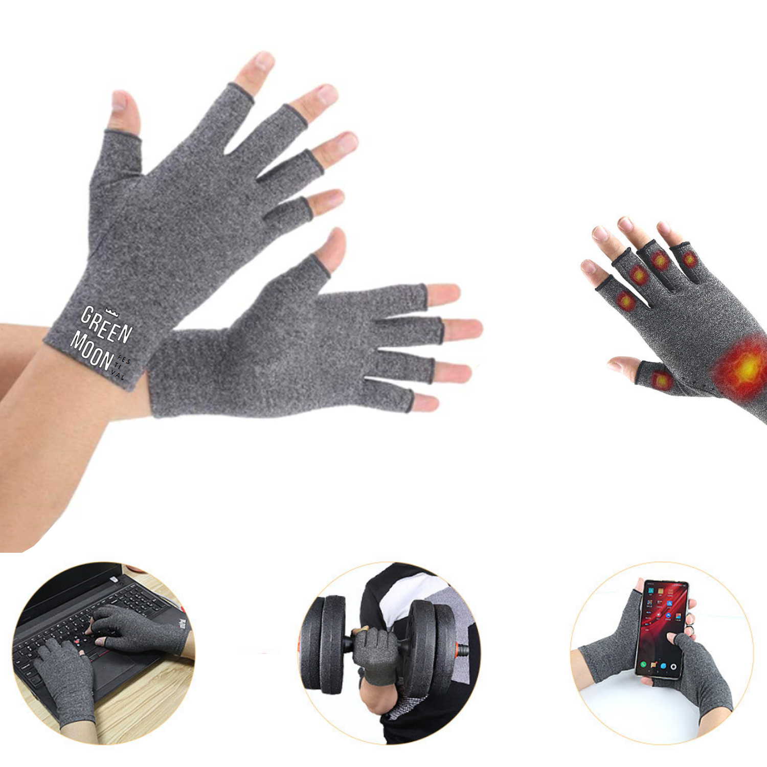Compression Arthritis Gloves Wrist Support