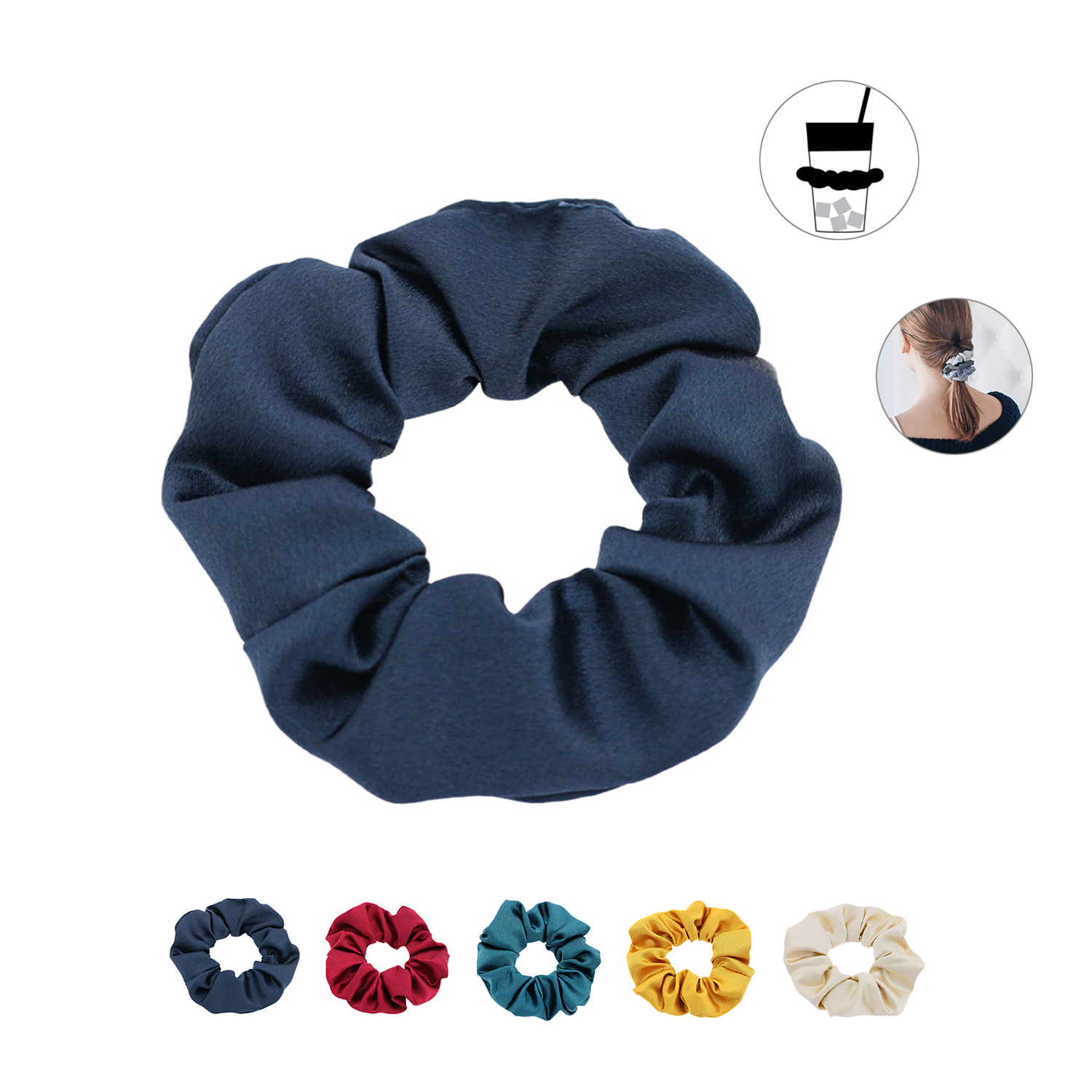 Full Color Scrunchie Hair Tie