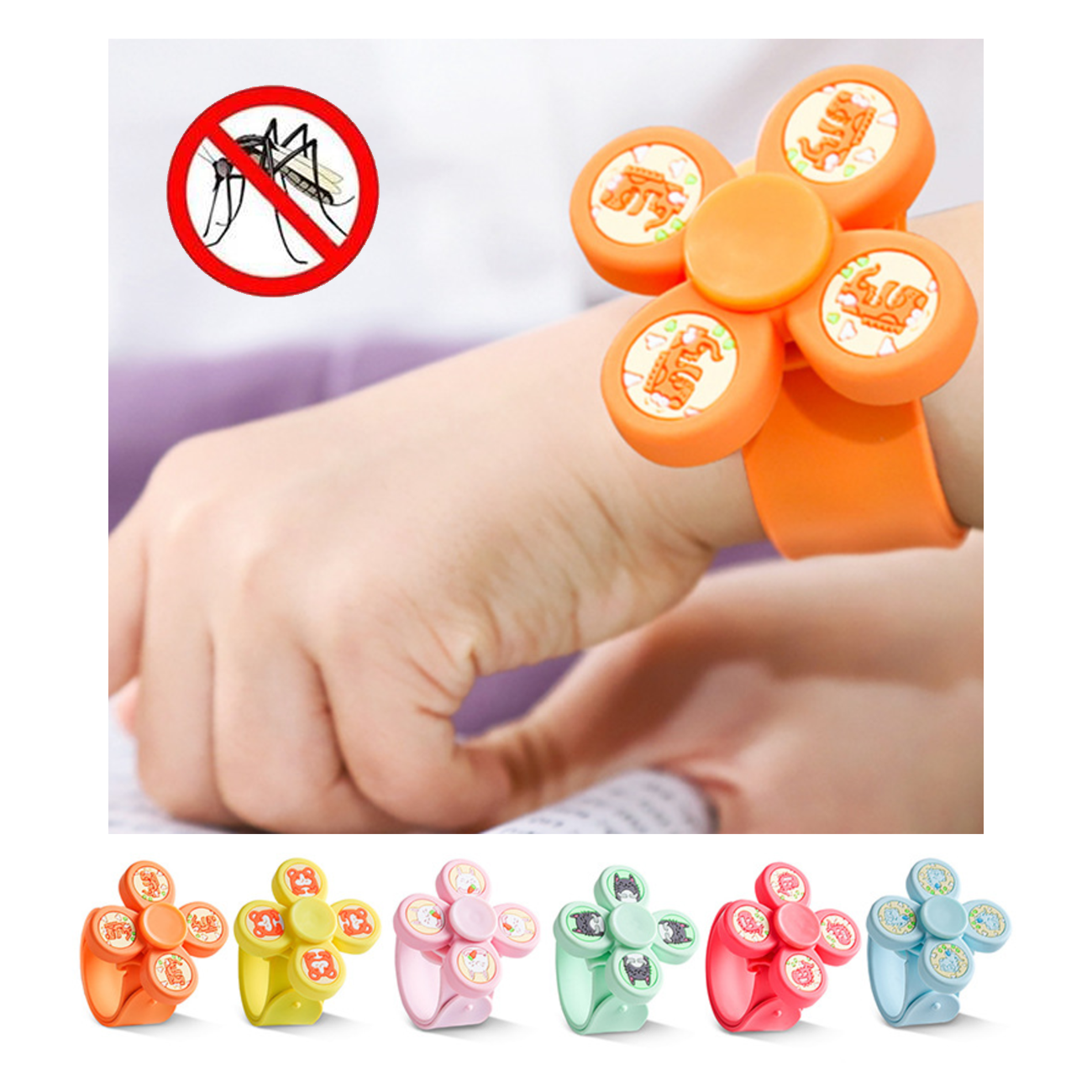 Clover Mosquito Repellent Bracelet