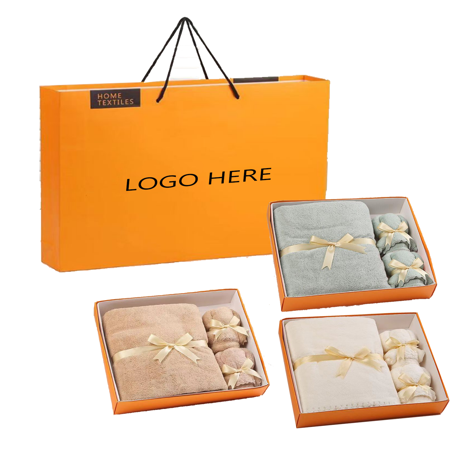 Bath Towel 3-piece Set with Gift Box