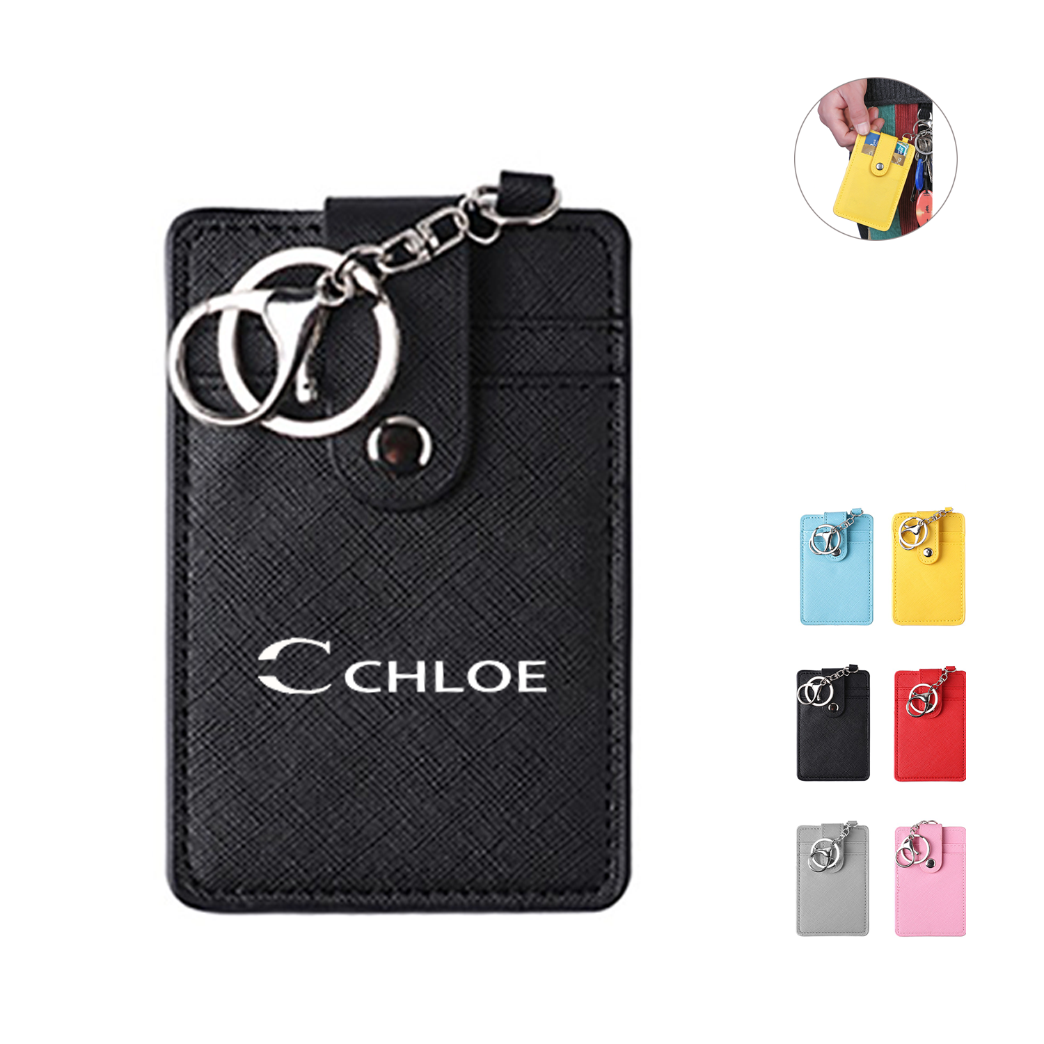 Card Holder Keychain