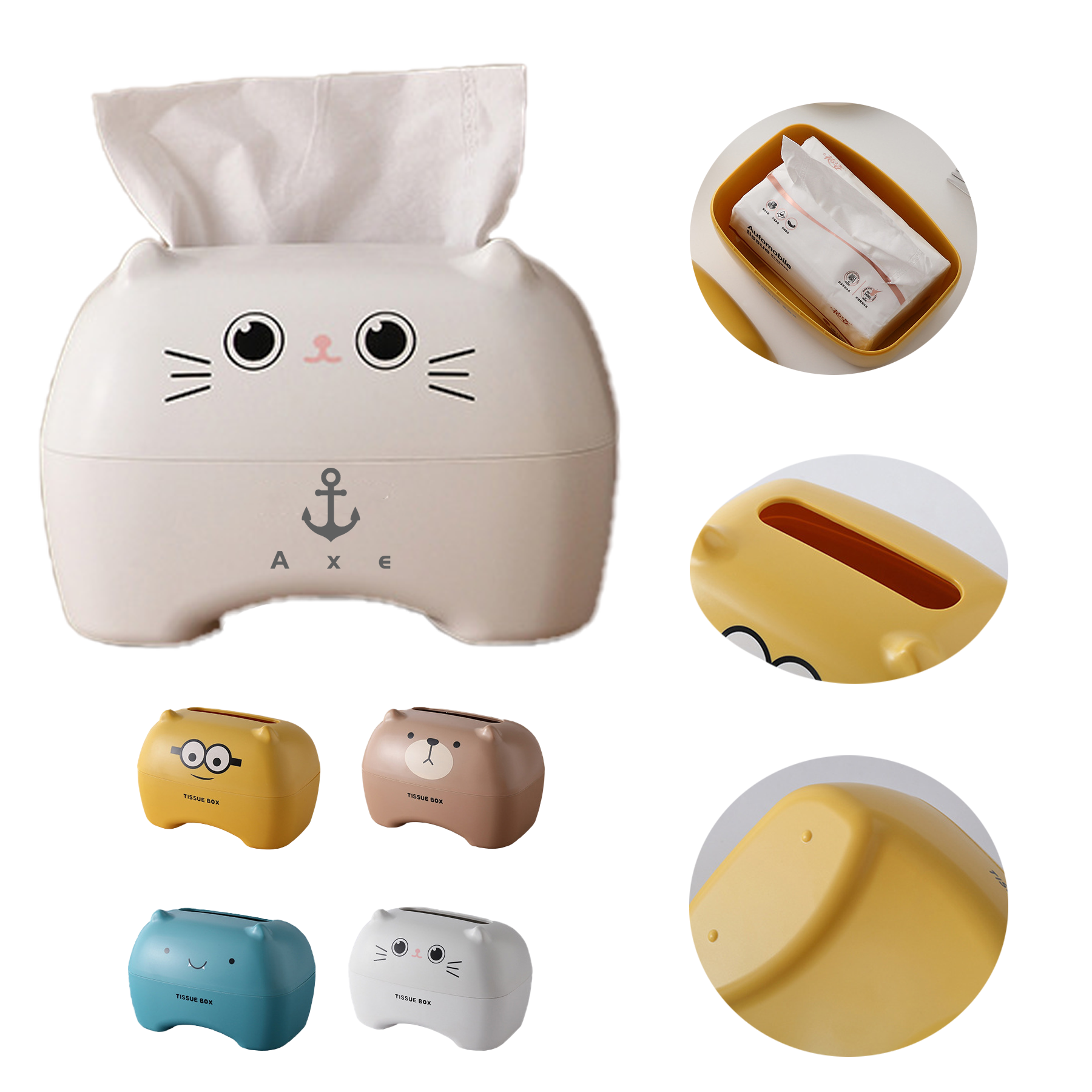 Cartoon Plastic Tissue Box