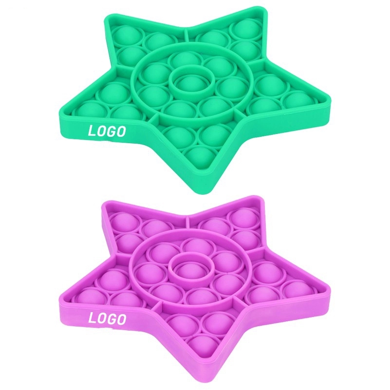 Push Pop Bubble Sensory Fidget Toy Five-pointed Star