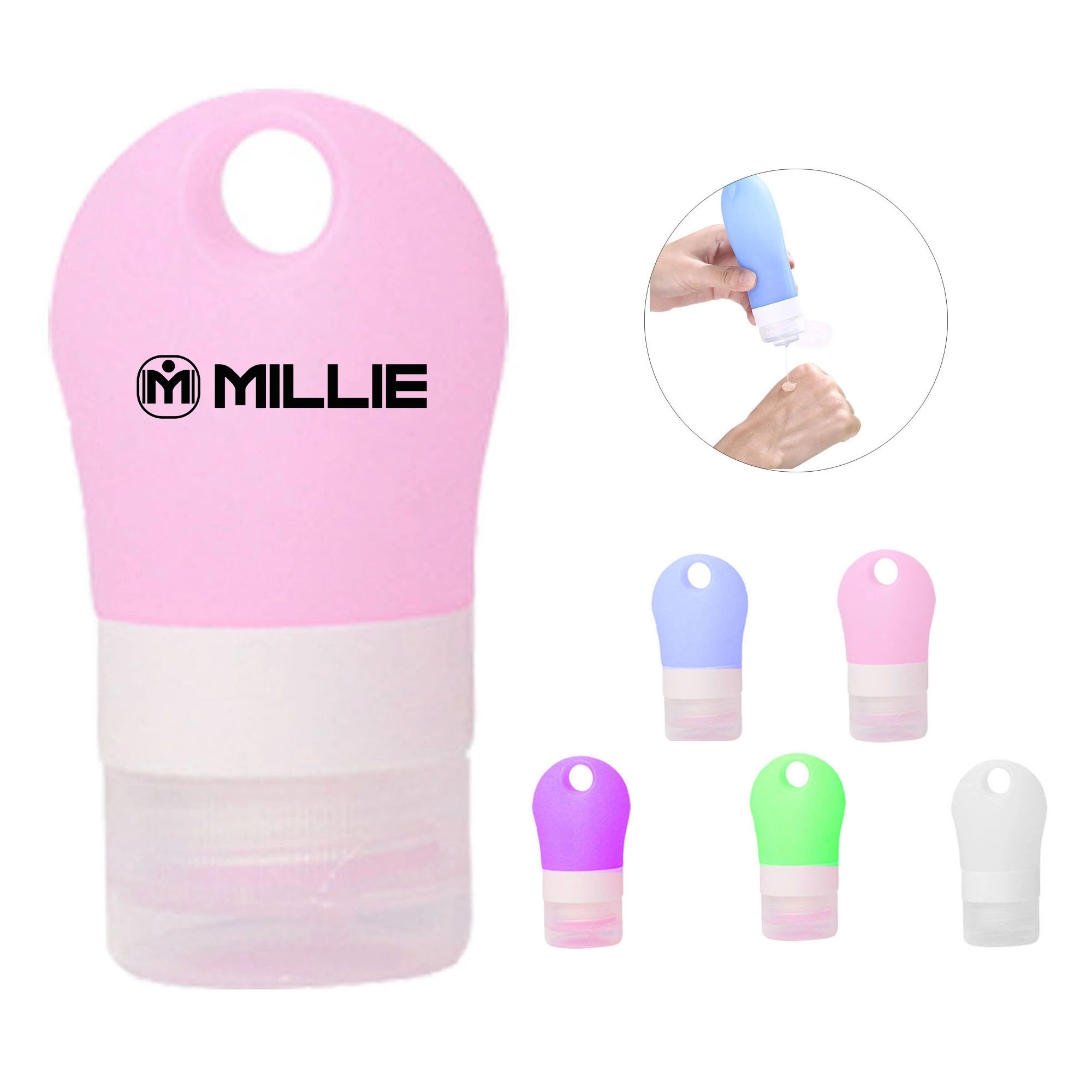 Portable Sanitizer Silicone Sub  Bottle