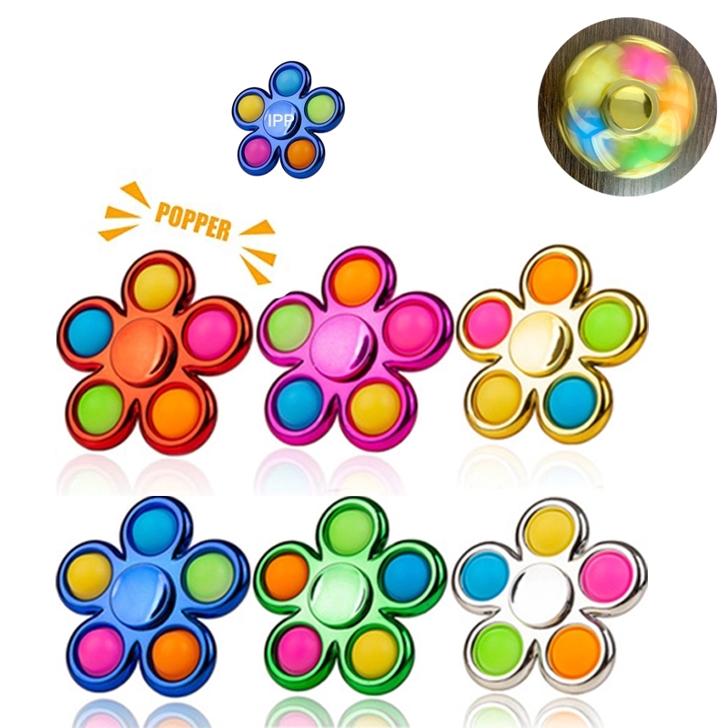 Push Pop Fidget Toy Anti-Stress Dimple Spinner