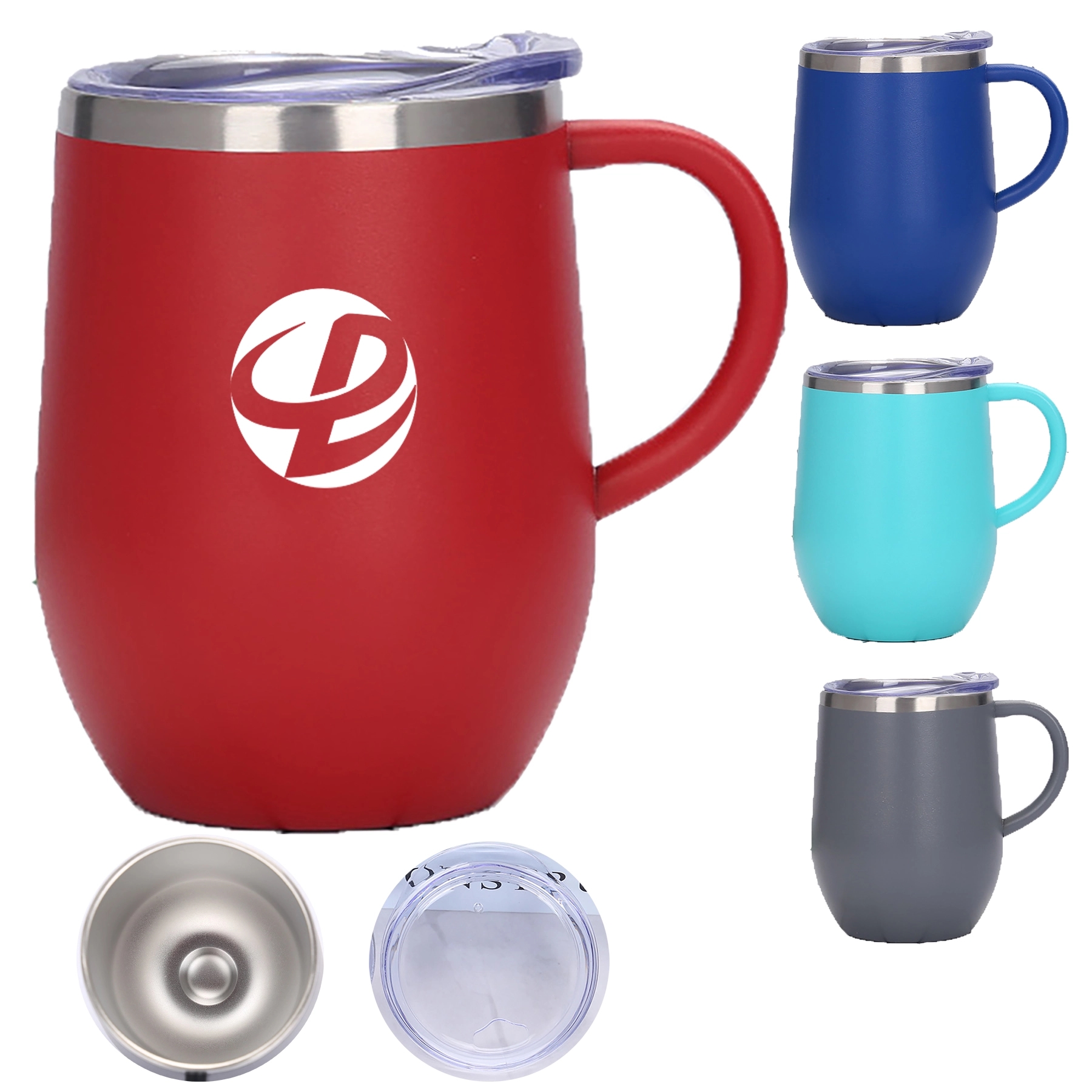 Stainless Steel Triple Can Cooler Bottle with Lid for 12 oz