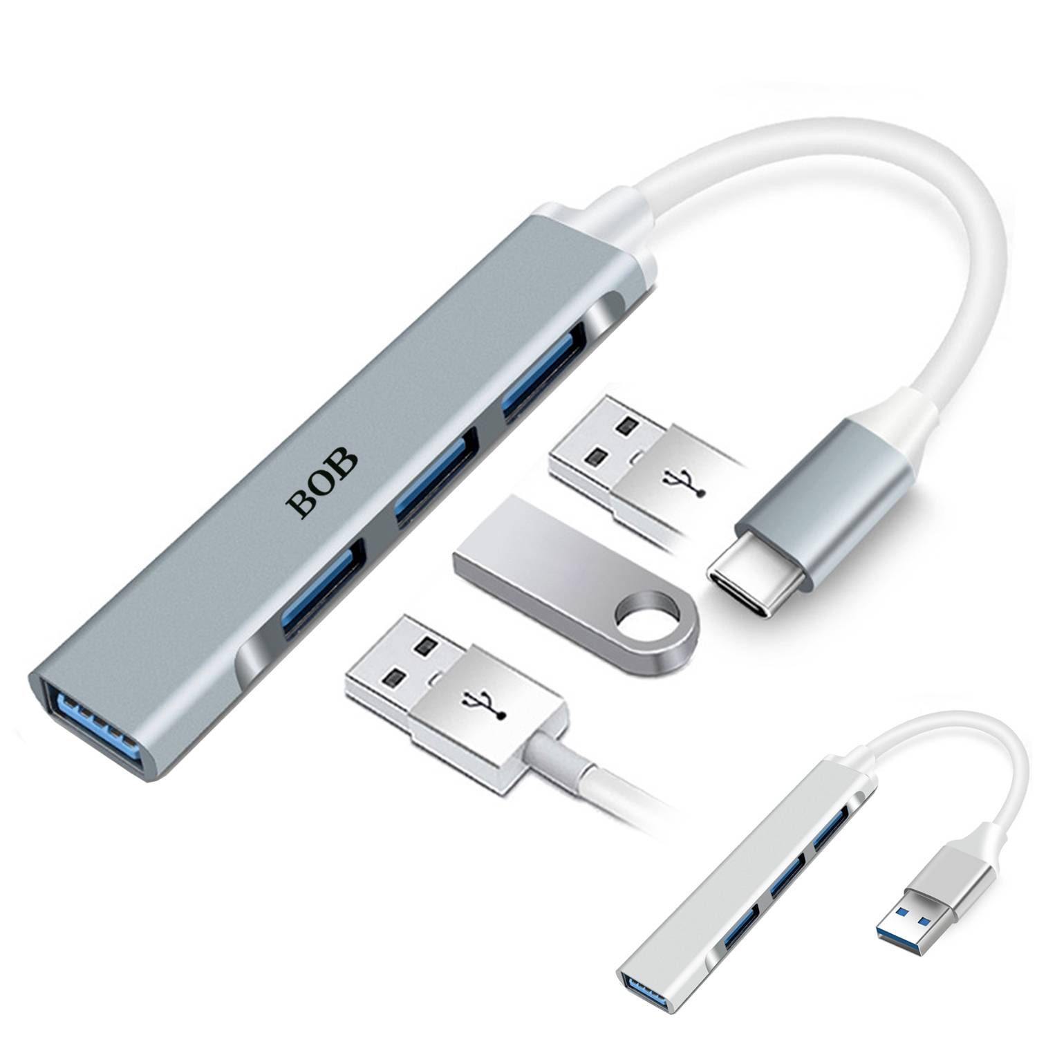 4 Port Type-c USB 3.0 Data Hub