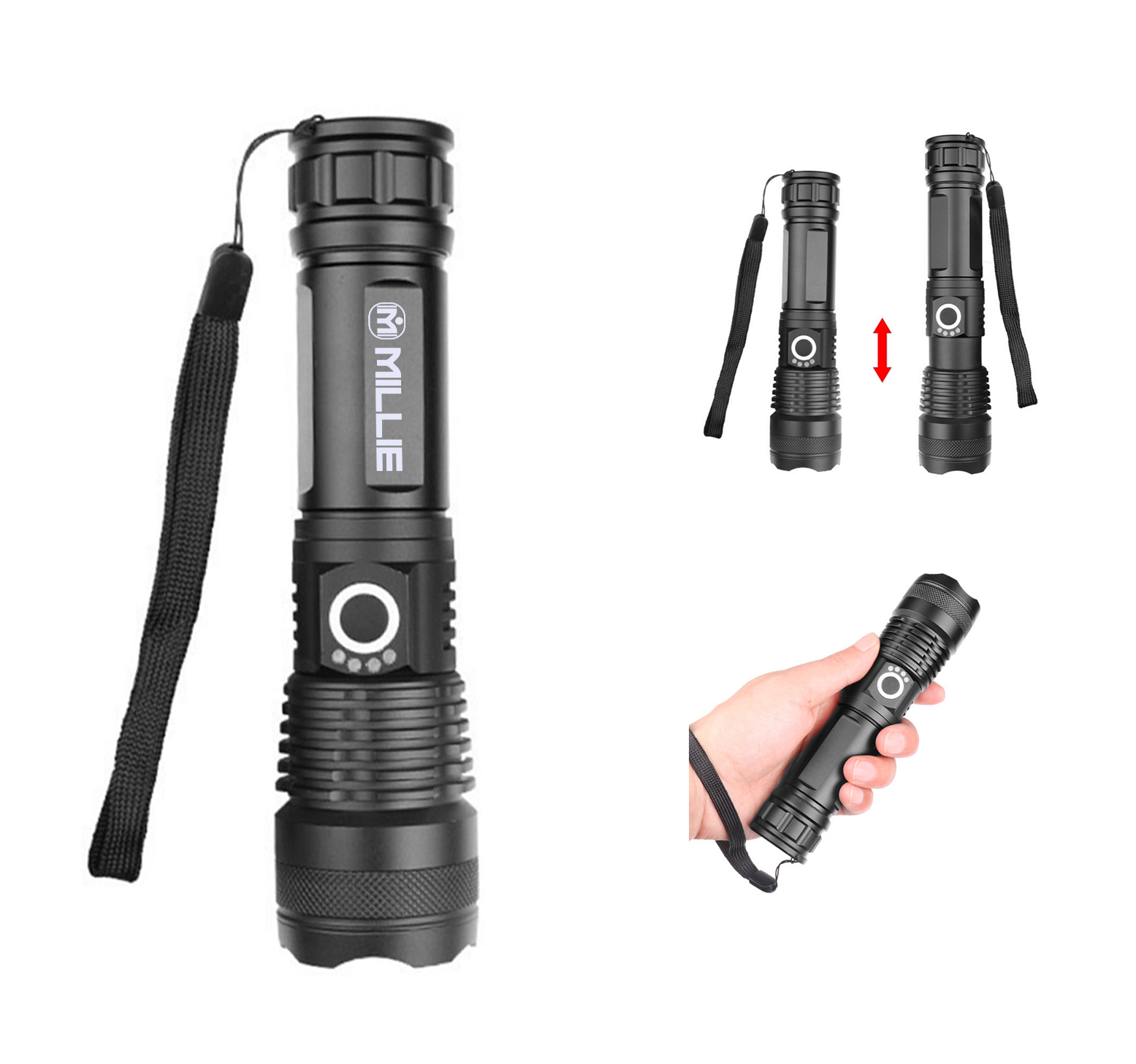 Aluminum Telescopic Flashlight