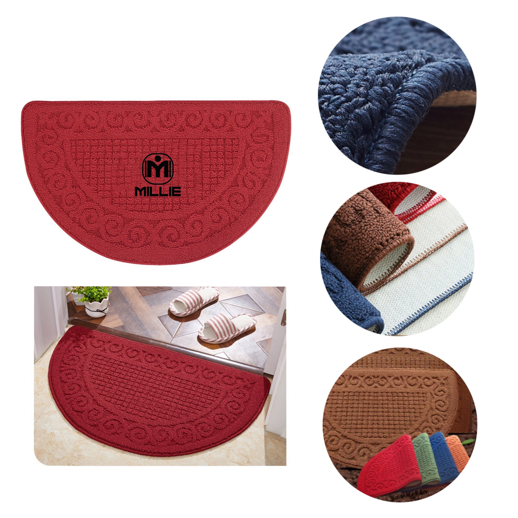 Semicircular Door Mats