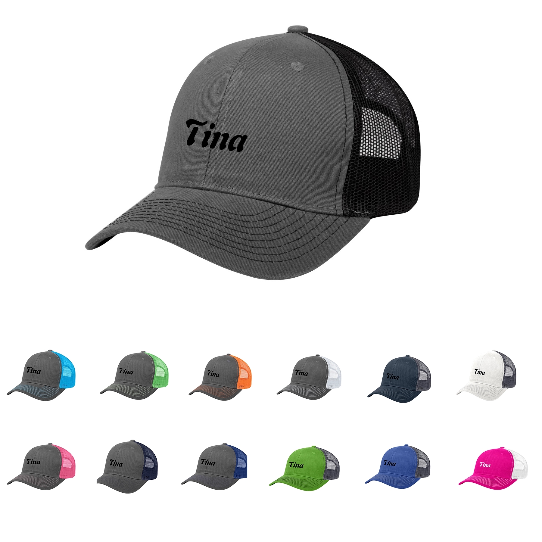 Cotton Twill Mesh Back Cap