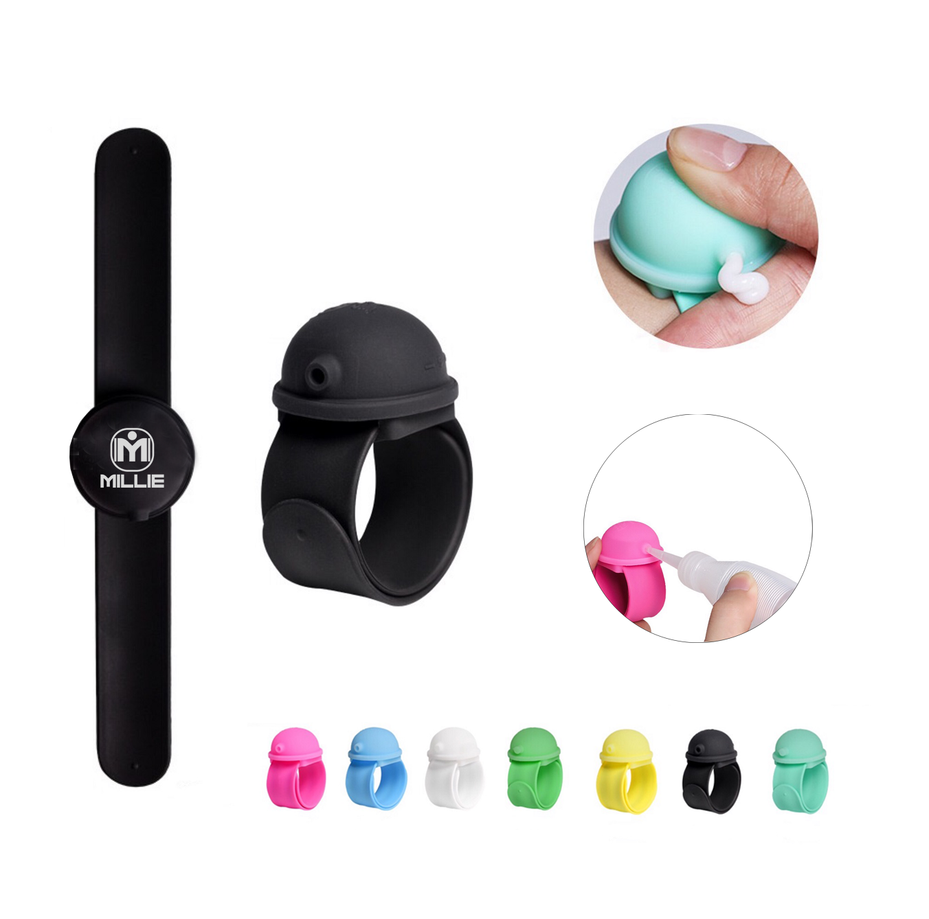 Silicone Hand Sanitizer Dispensing Bracelet