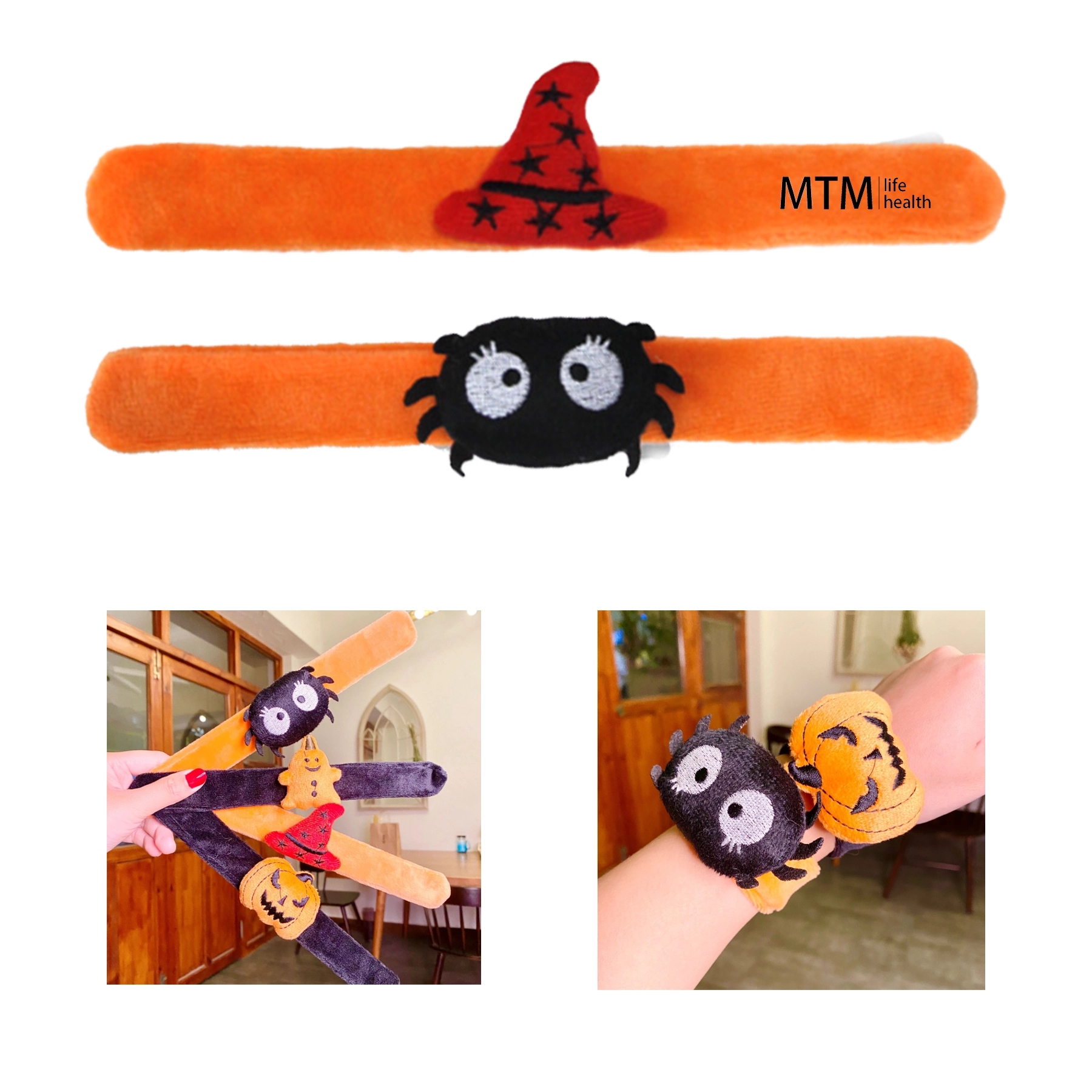 Halloween Cartoon Pat Circle Wristband