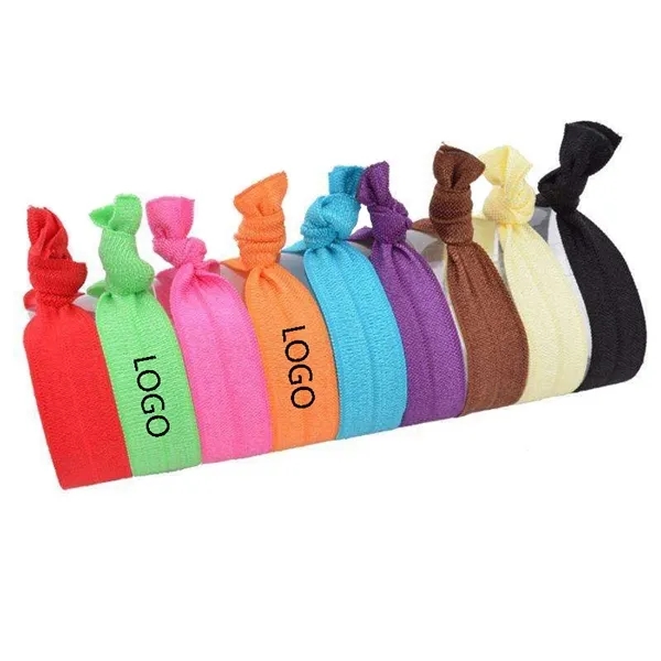 Fashion Colorful Knotted Elastic Hair Tie