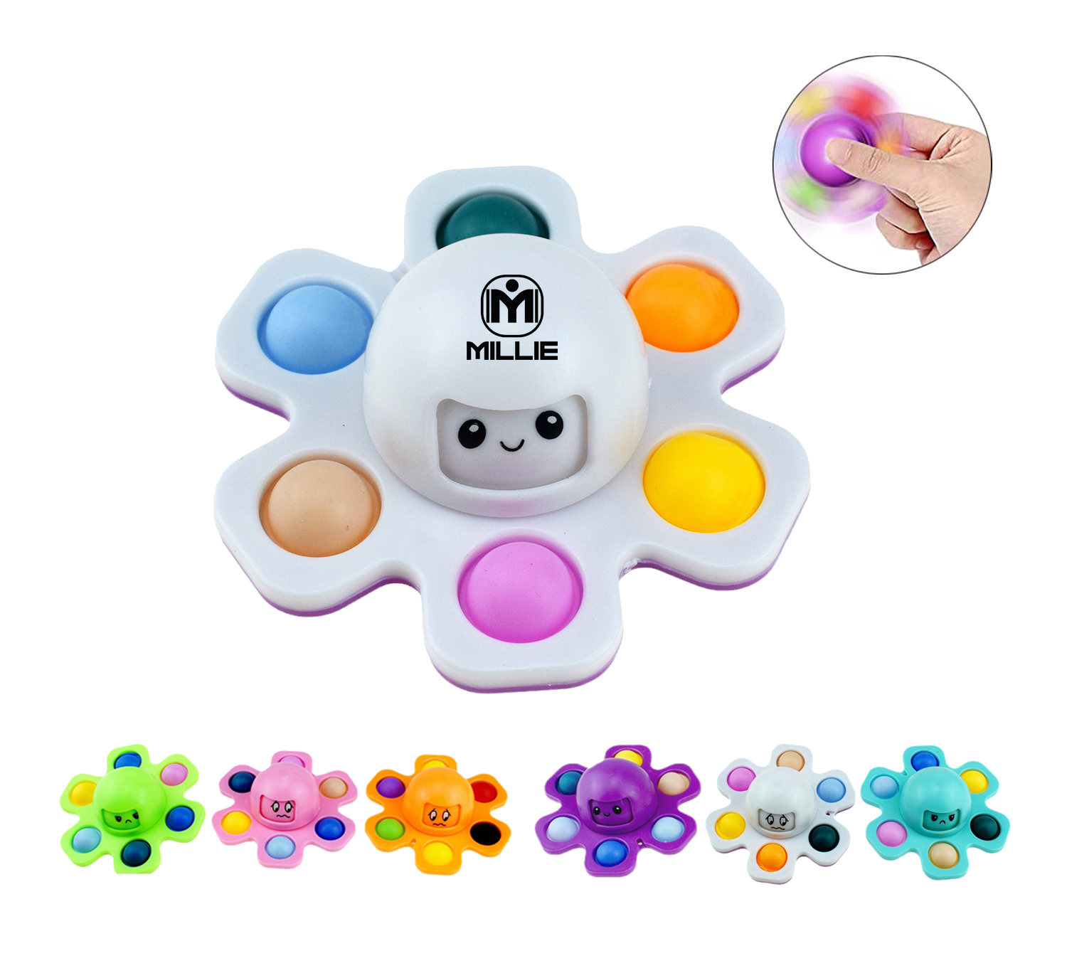 Octopus Push Bubble Fidget Sensory Toy