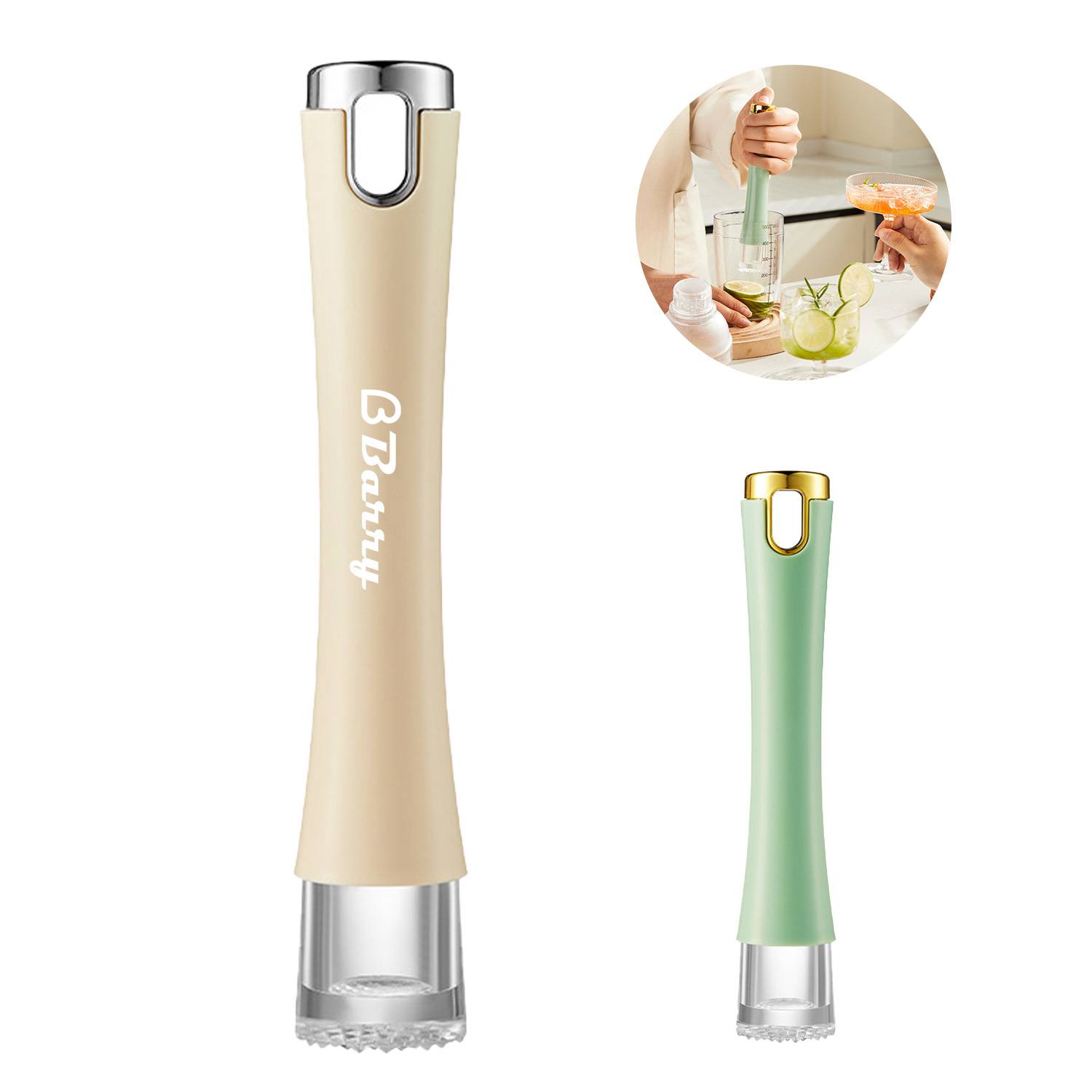 Juice press and ice hammer