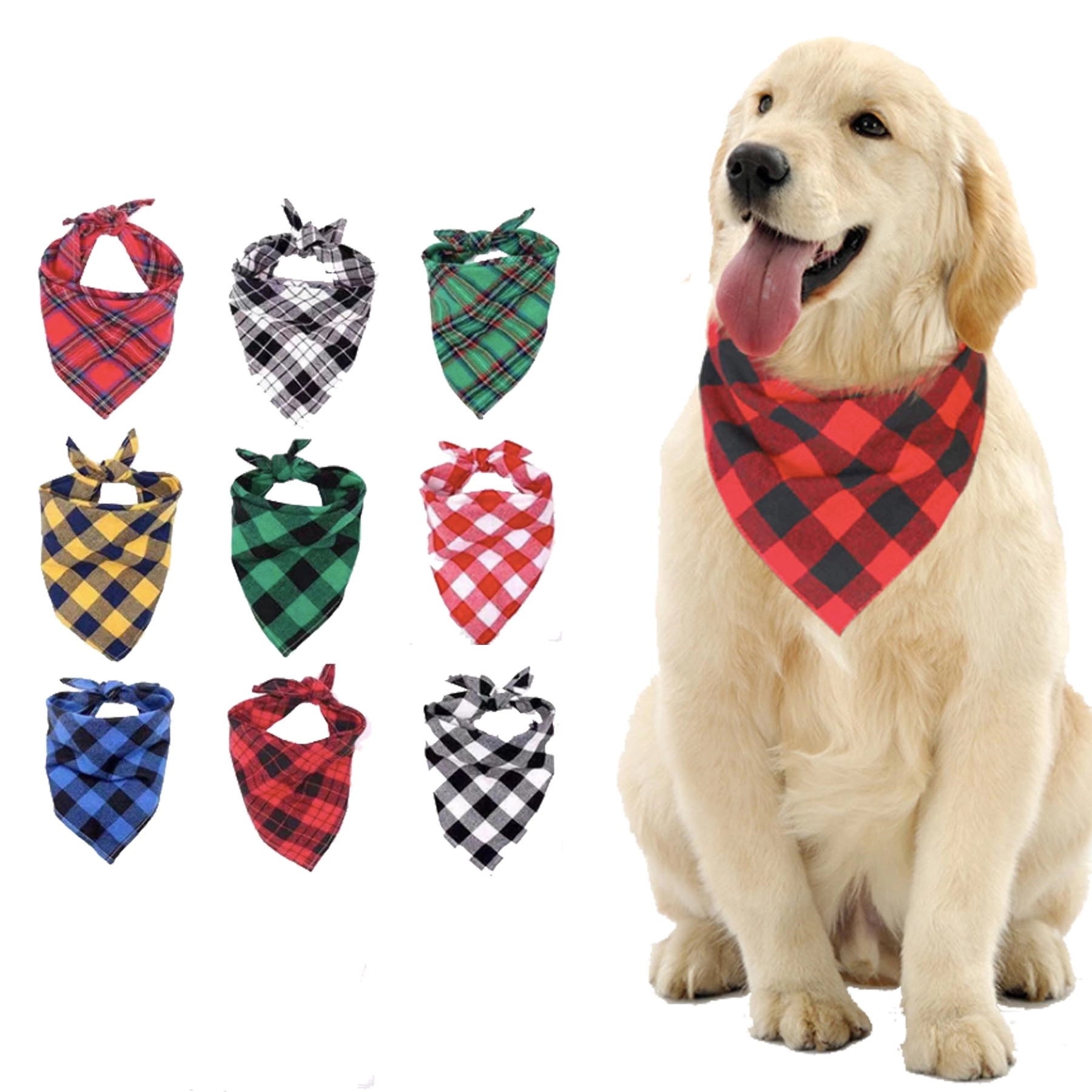 Cotton Pet Bibs Triangle Scarf