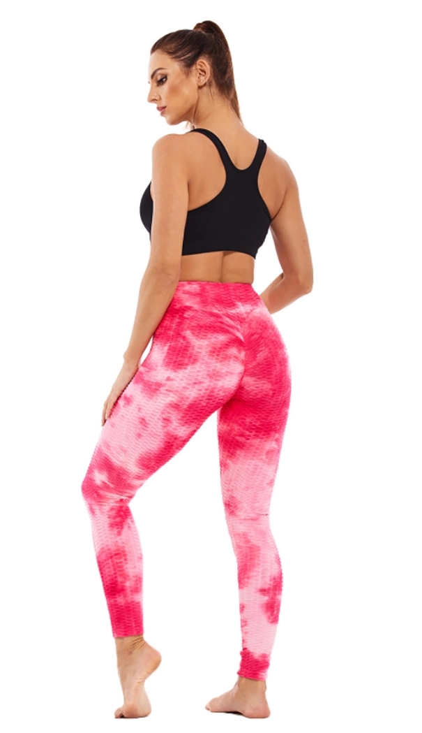 Women's tie-dye yoga pants - Image 10