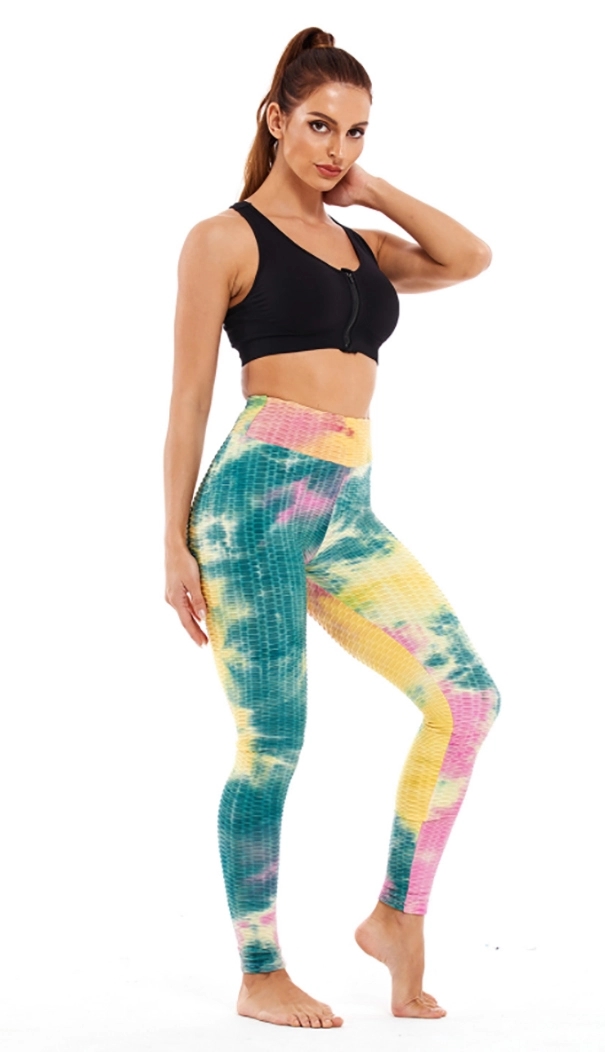 Women's tie-dye yoga pants - Image 13