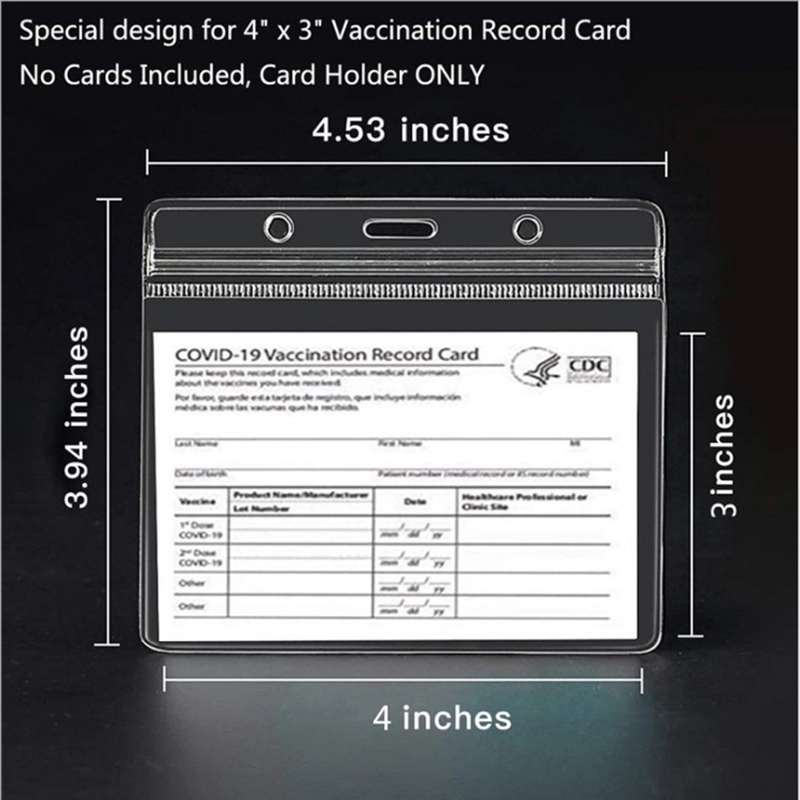 CDC Vaccination Card Protector