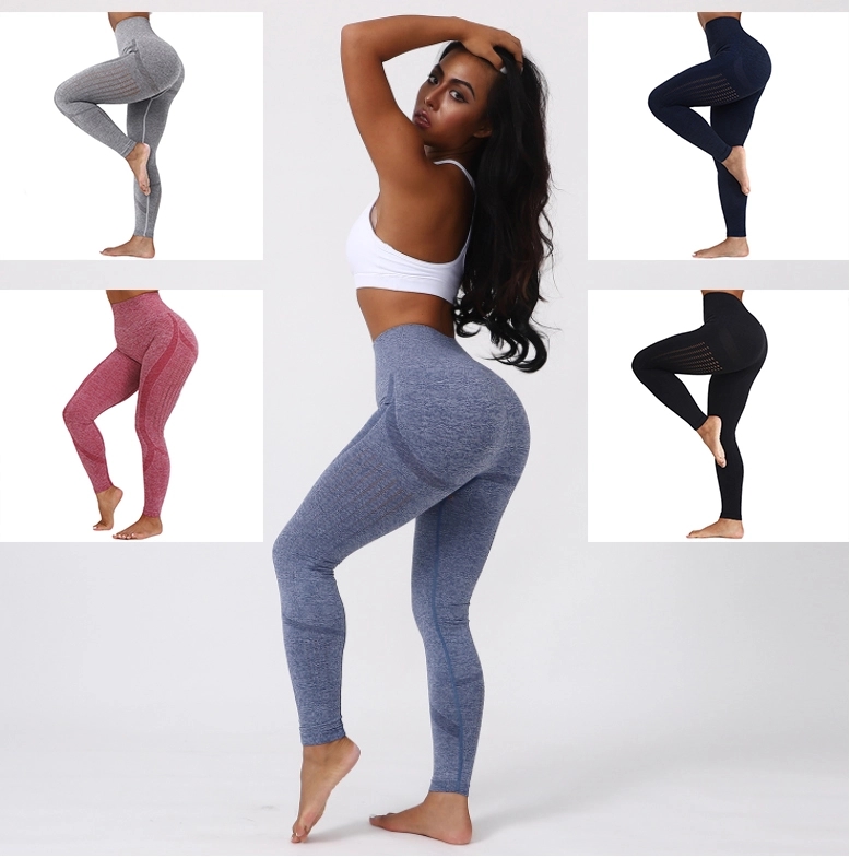 Woman seamless yoga pants
