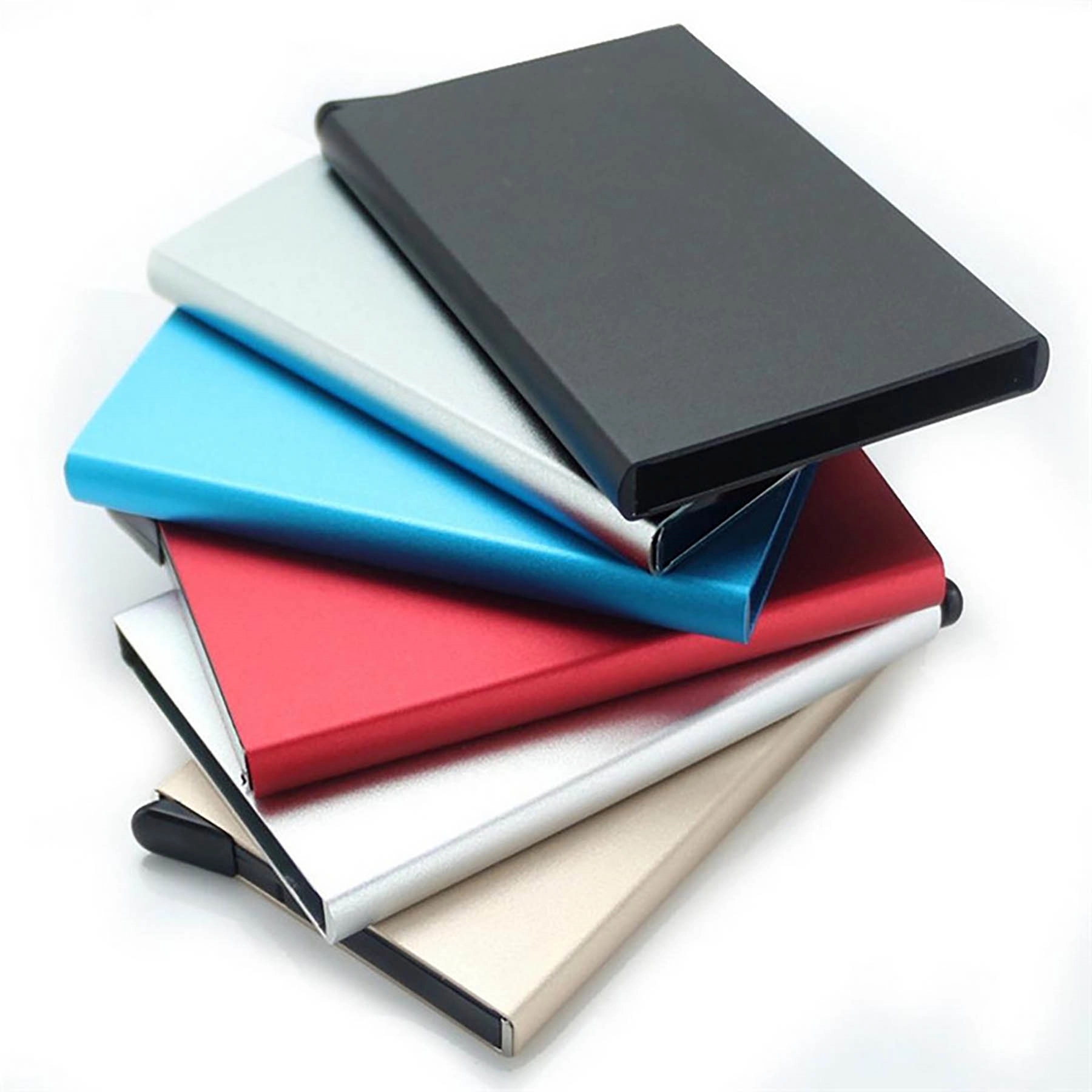 Aluminum RFID Cardholder 0.4 Inch Slim Minimalist Wallet - Image 8