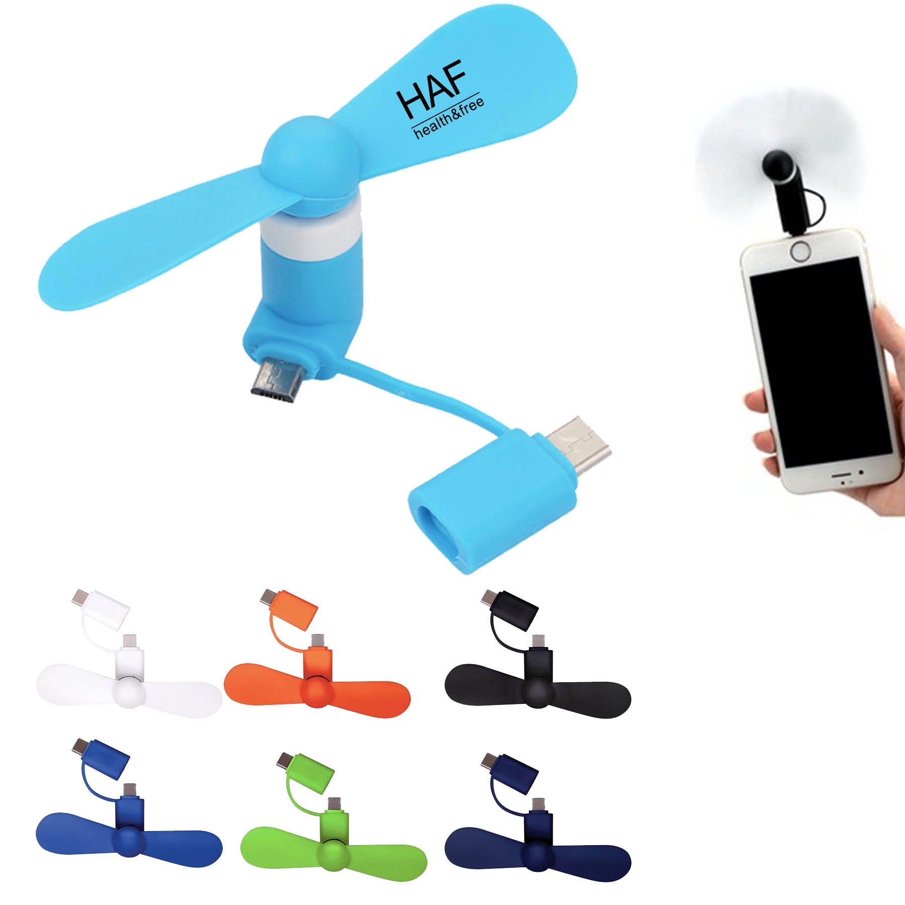 Mobile Phone 3-in-1 USB Fan