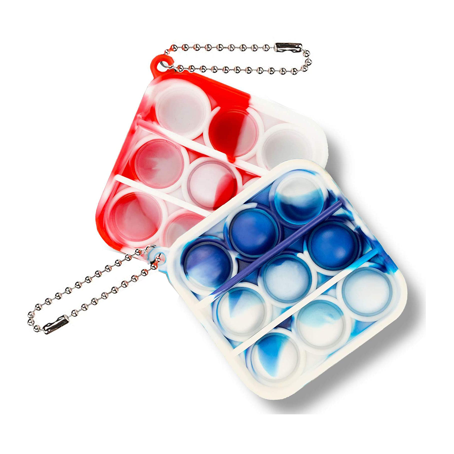 Push Bubble Fidget Sensory Toy With Buckle